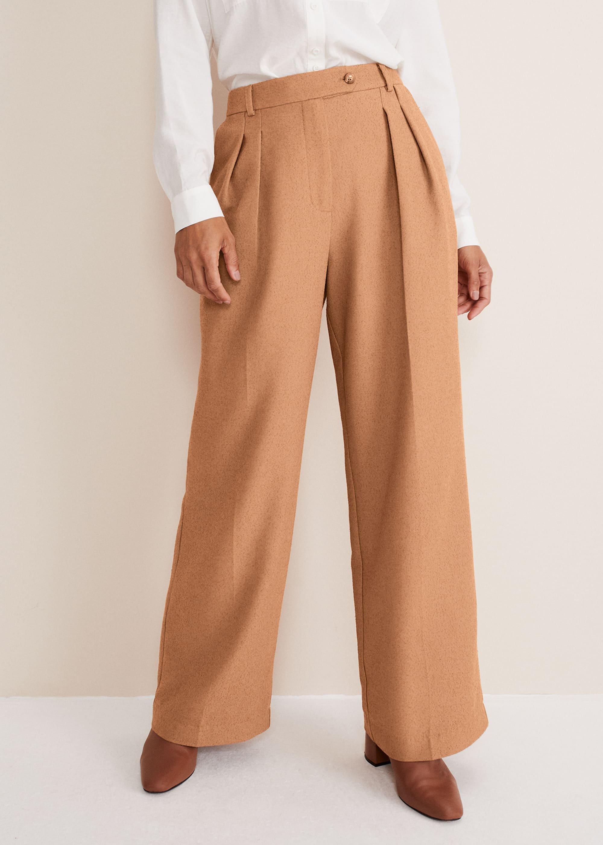 Dola Wide Leg Boucle Trouser