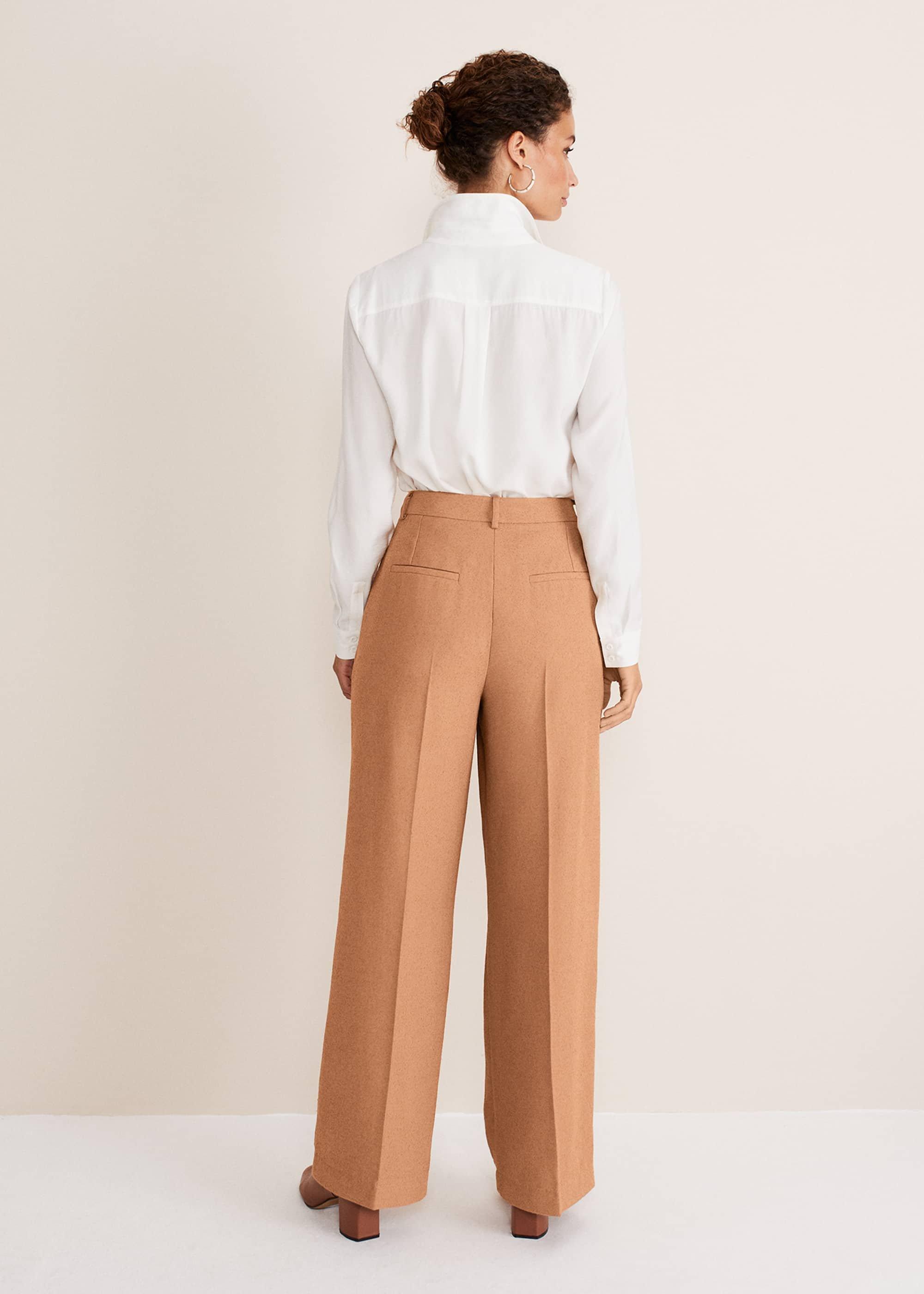 Dola Wide Leg Boucle Trouser