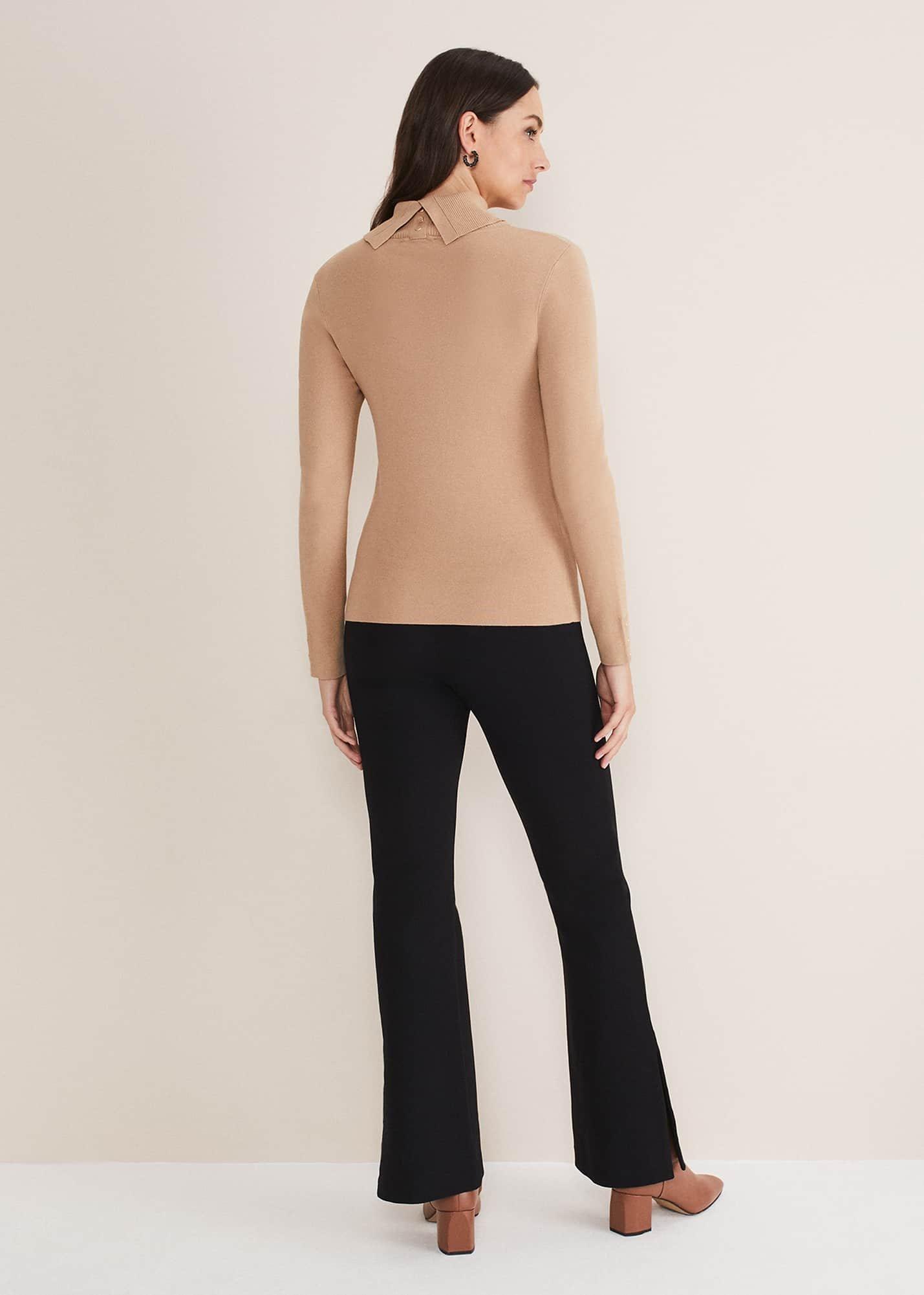 Ara Side Split Bootcut Ponte Trouser