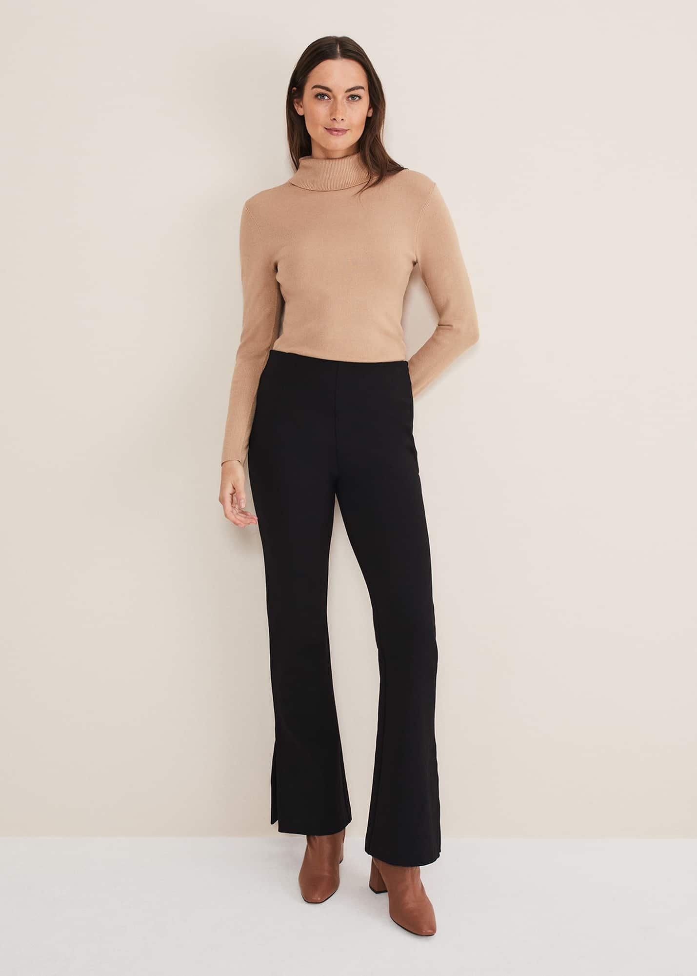 Ara Side Split Bootcut Ponte Trouser