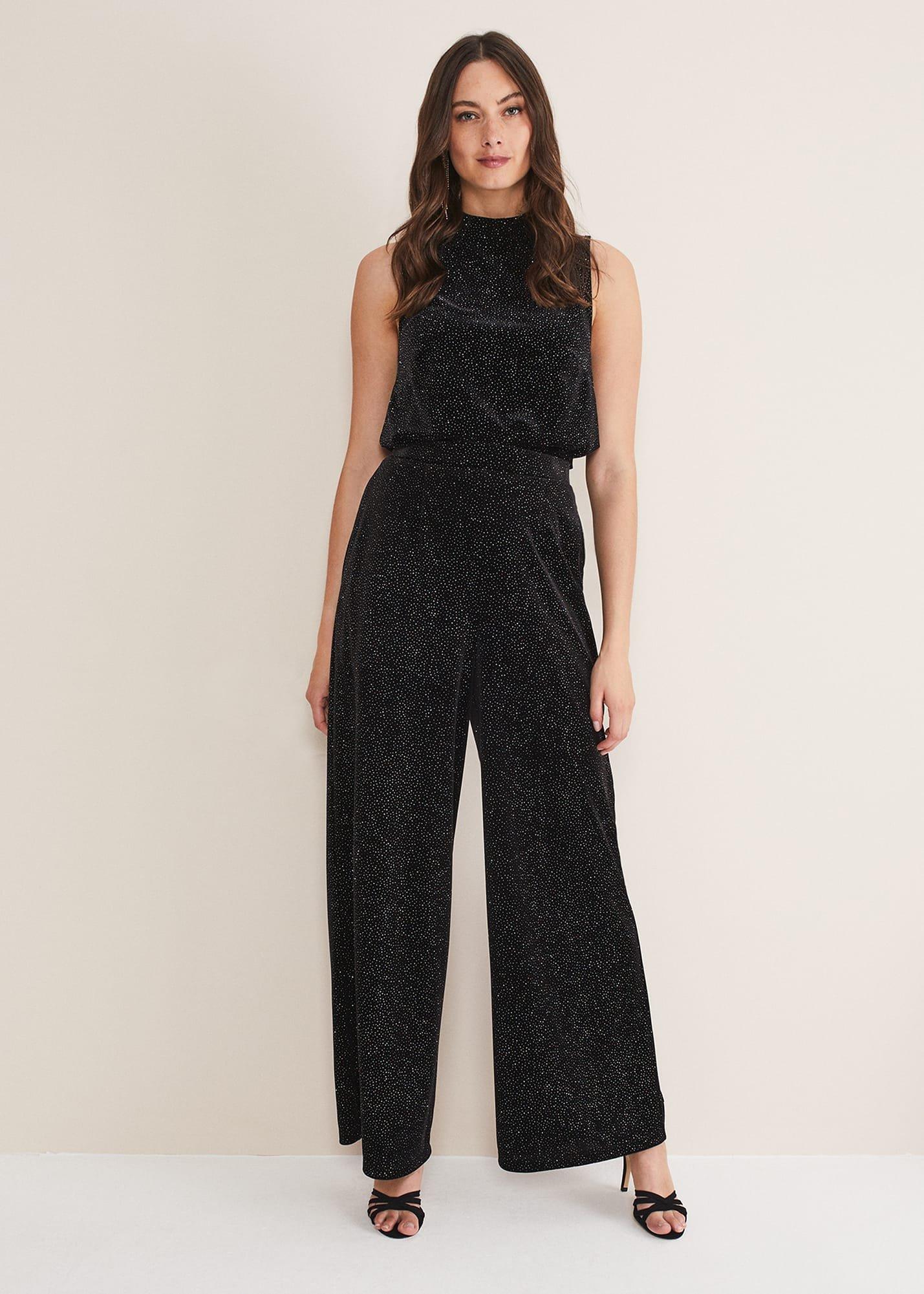 Dove Glitter Velvet Trouser