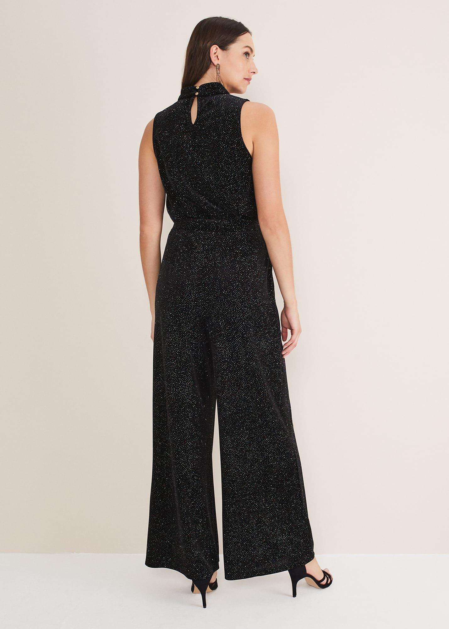 Dove Glitter Velvet Trouser