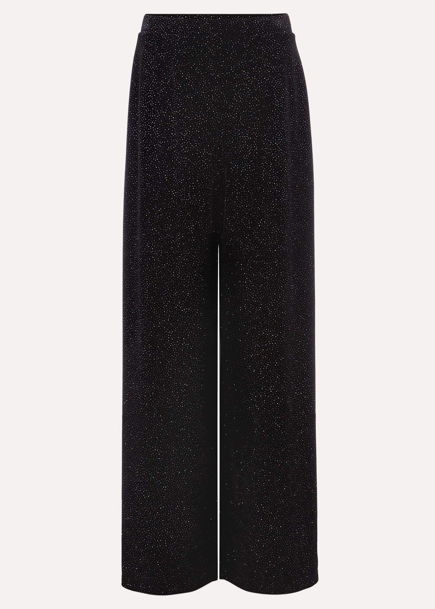 Dove Glitter Velvet Trouser