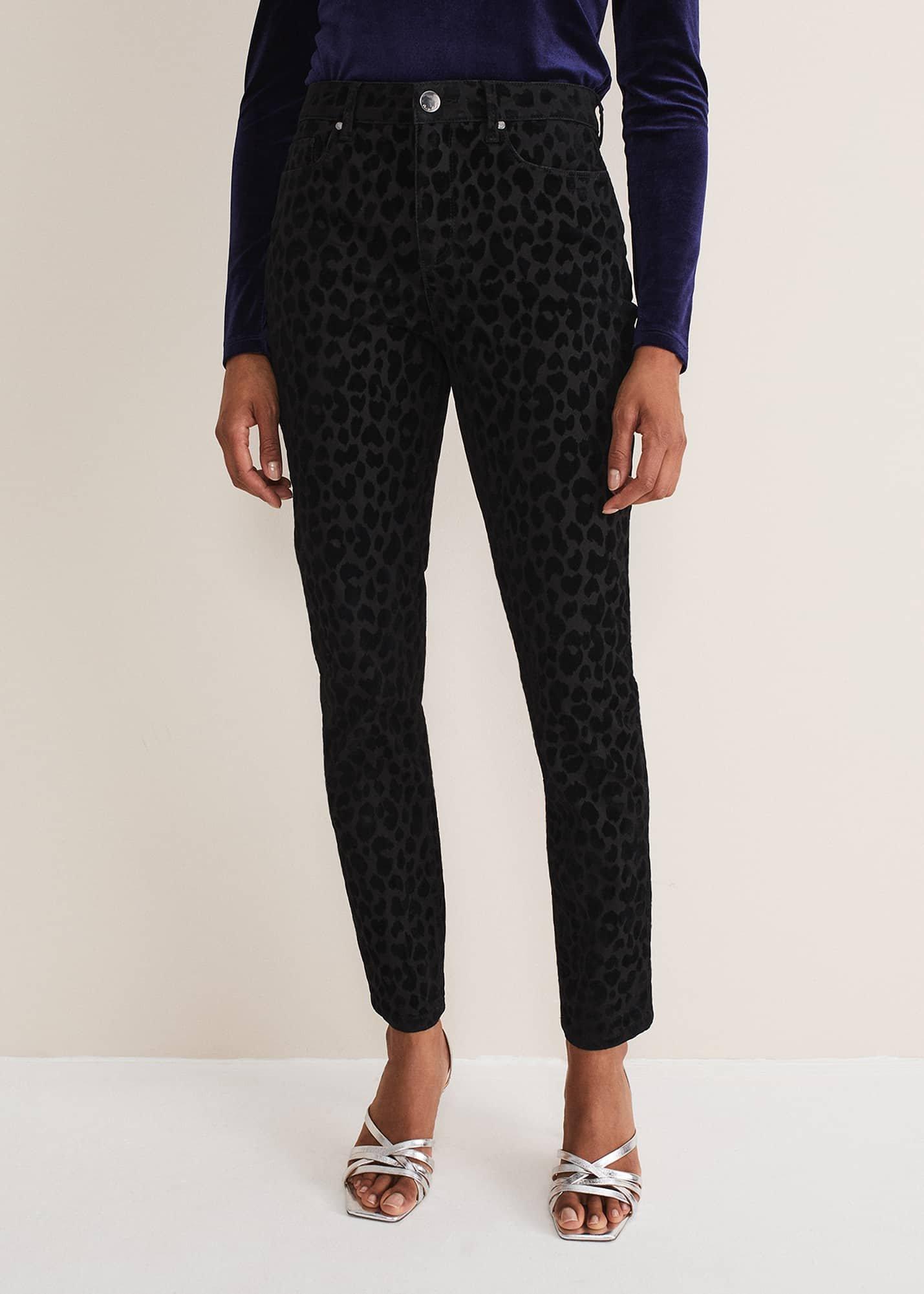 Jaimie Flocked Jeans