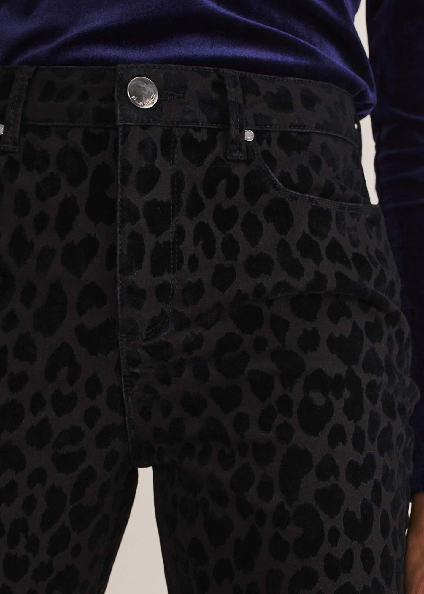 Jaimie Flocked Jeans
