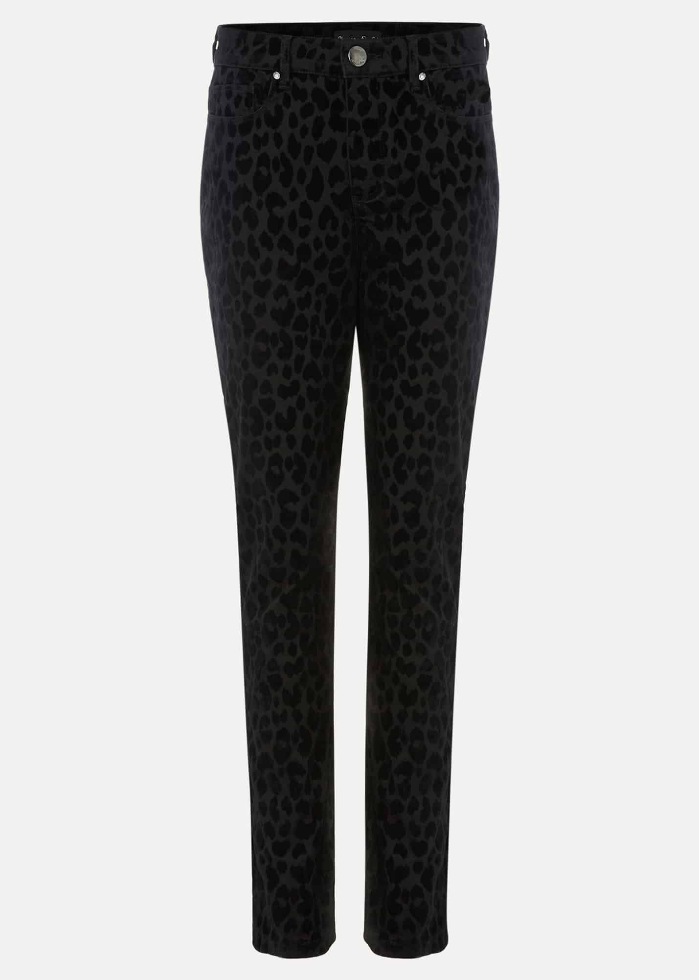 Jaimie Flocked Jeans