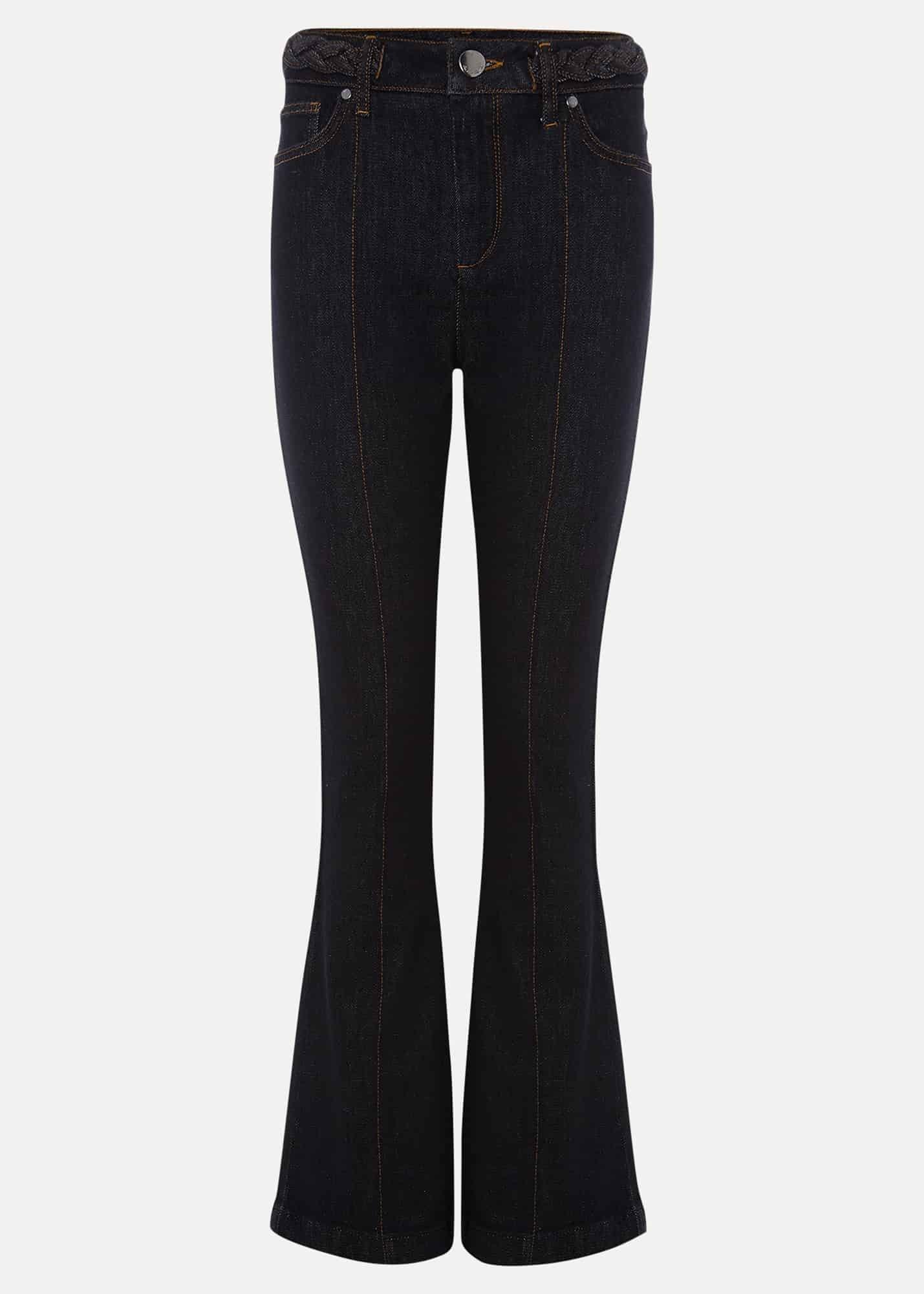 Ayca Topstitch Bootcut Jeans