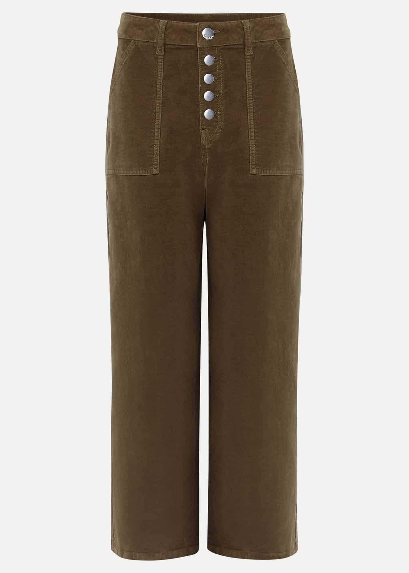 Karlie Button Through Corduroy Jeans