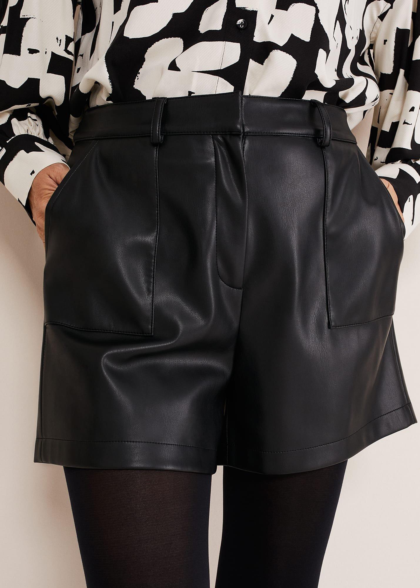 Hadley Pleather Shorts