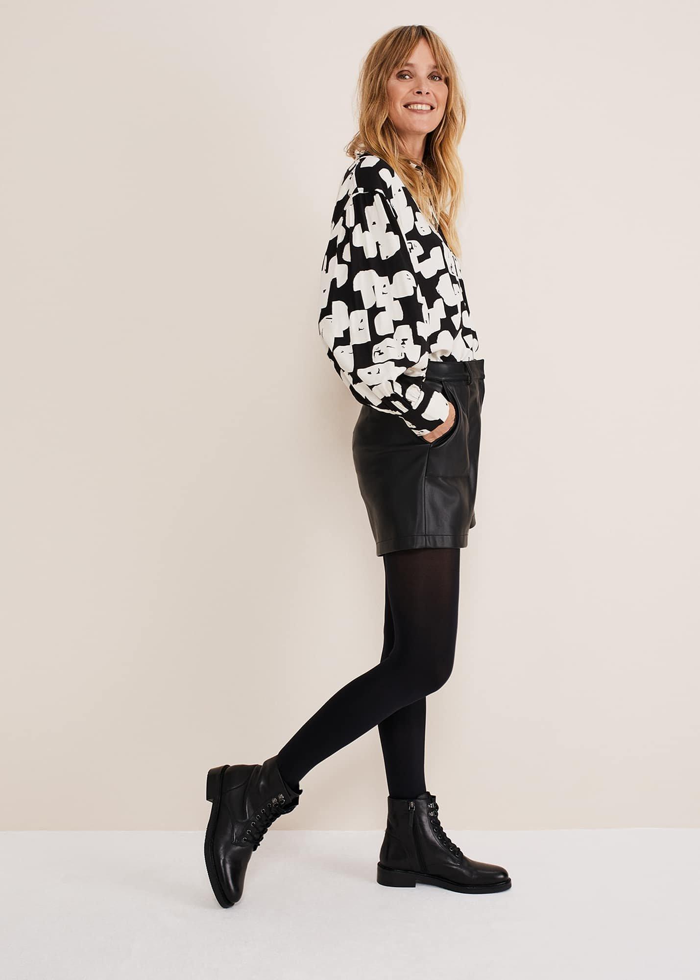 Hadley Pleather Shorts
