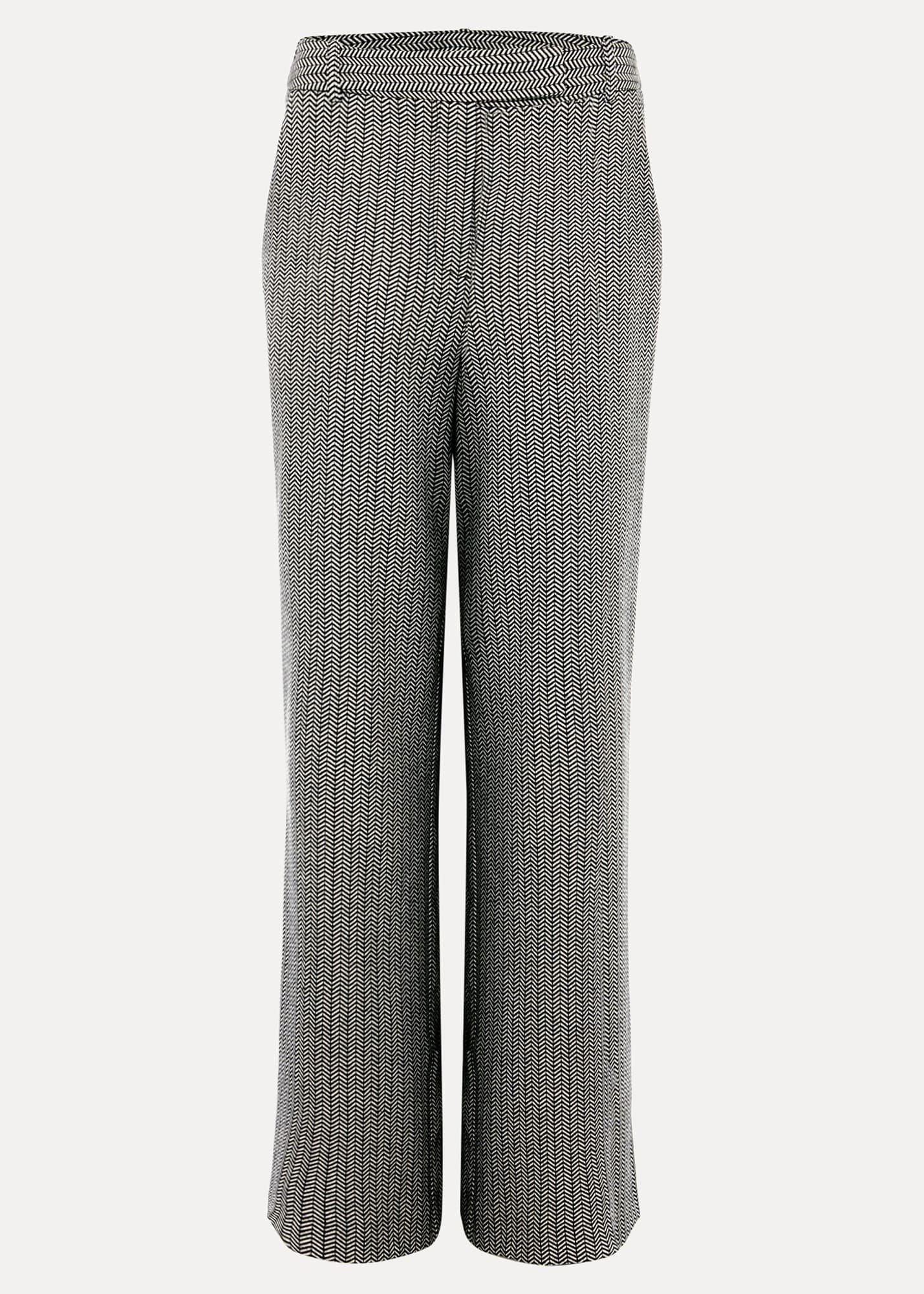 Nouria Herringbone Tapered Trouser
