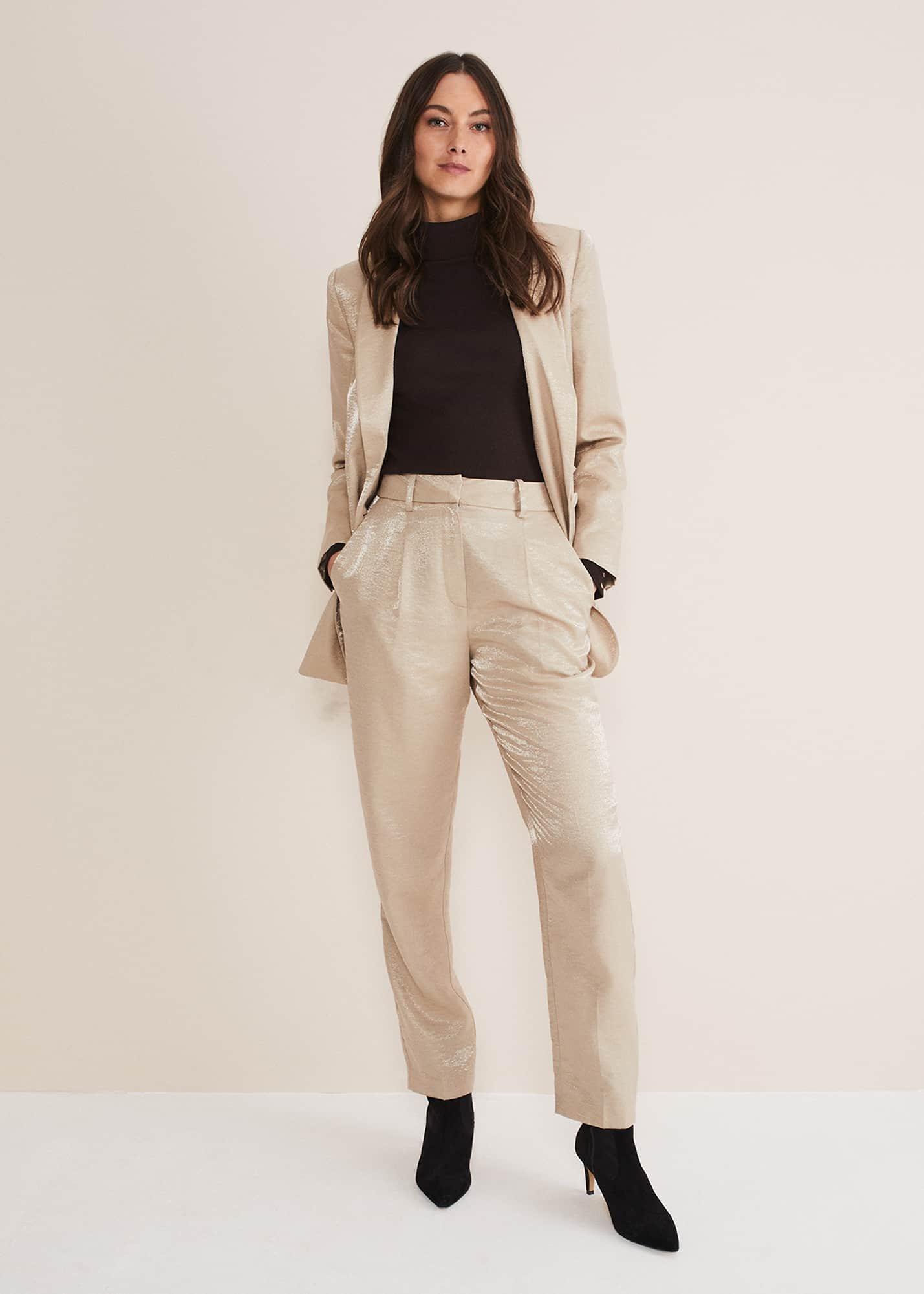 Kehlani Shimmer Peg Trouser Co-Ord