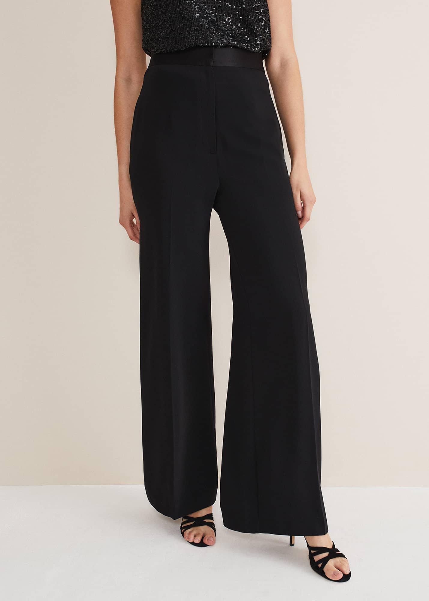 Elandra Wide Leg Tux Trousers