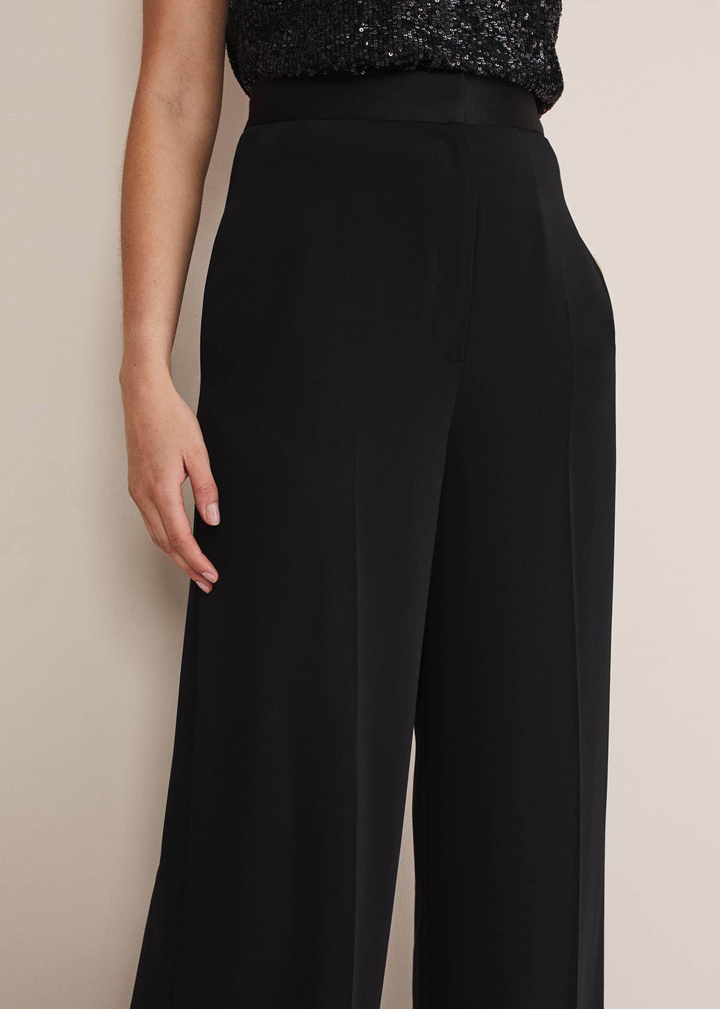 Elandra Wide Leg Tux Trousers