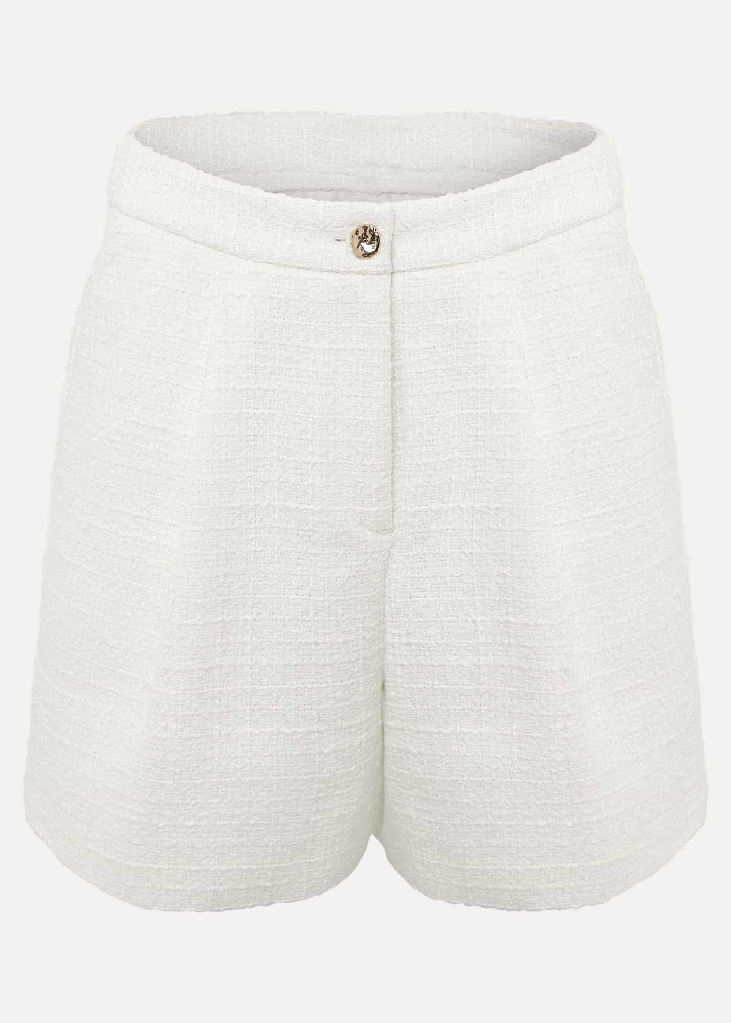 Auden Cream Suit Shorts