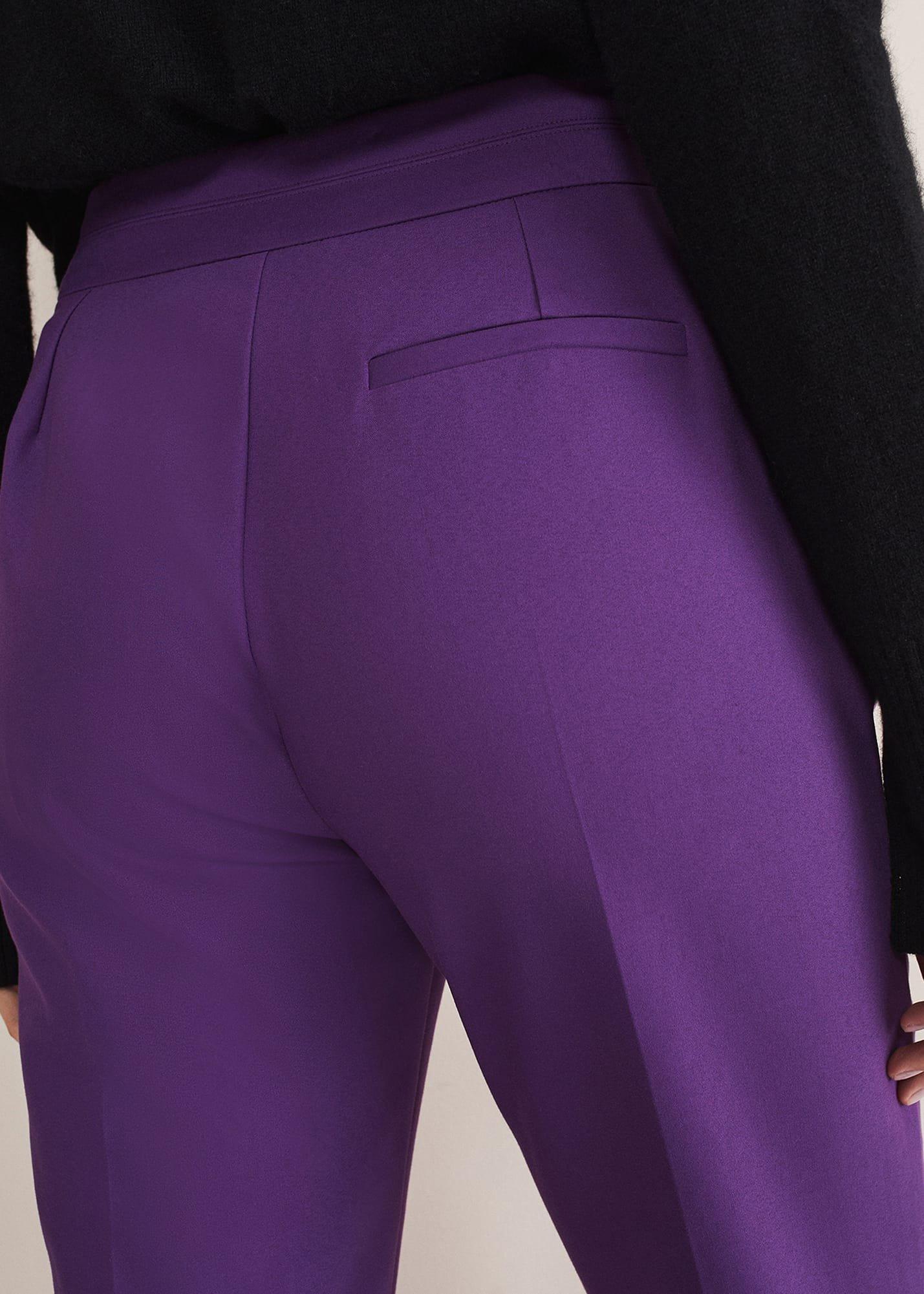 Julianna Cropped Straight Leg Trousers