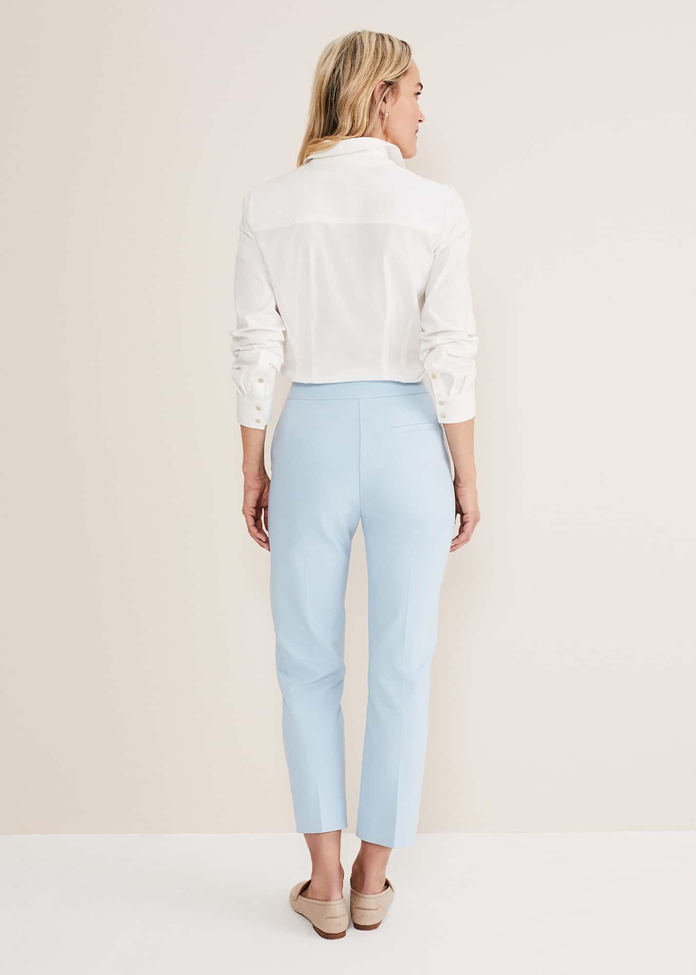 Julianna Cropped Straight Leg Trousers