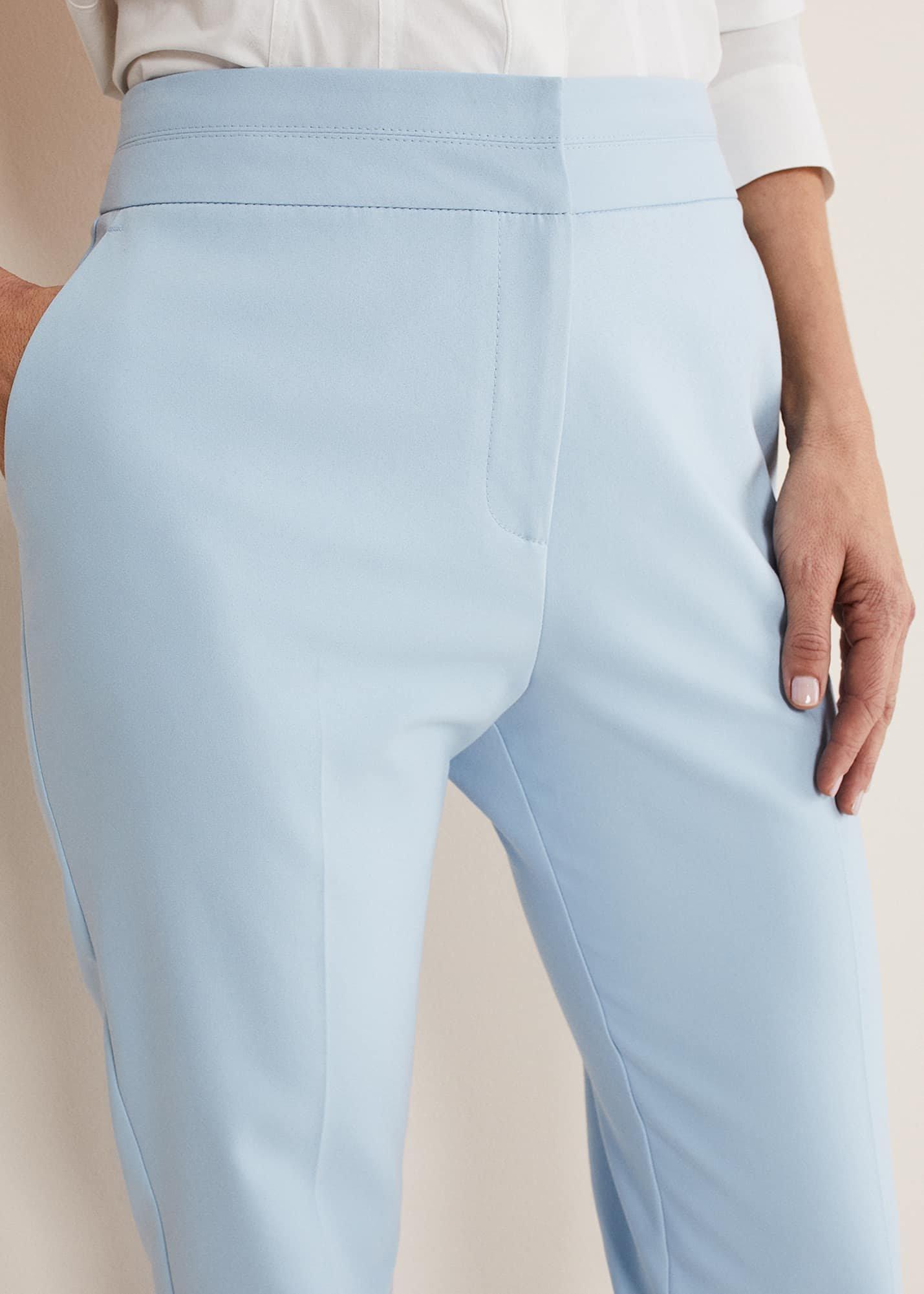 Julianna Cropped Straight Leg Trousers