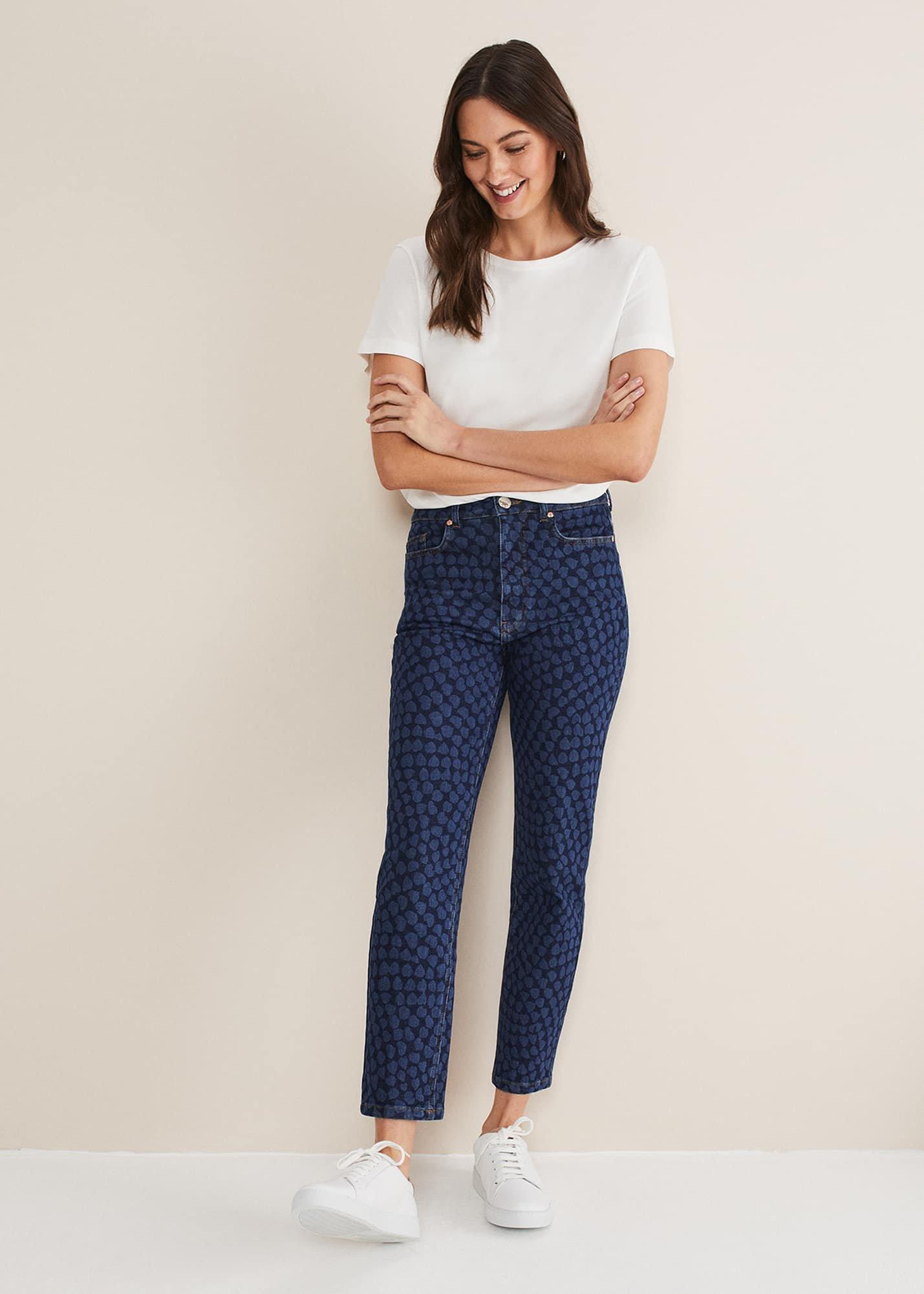 Petra Heart Straight Leg Jeans