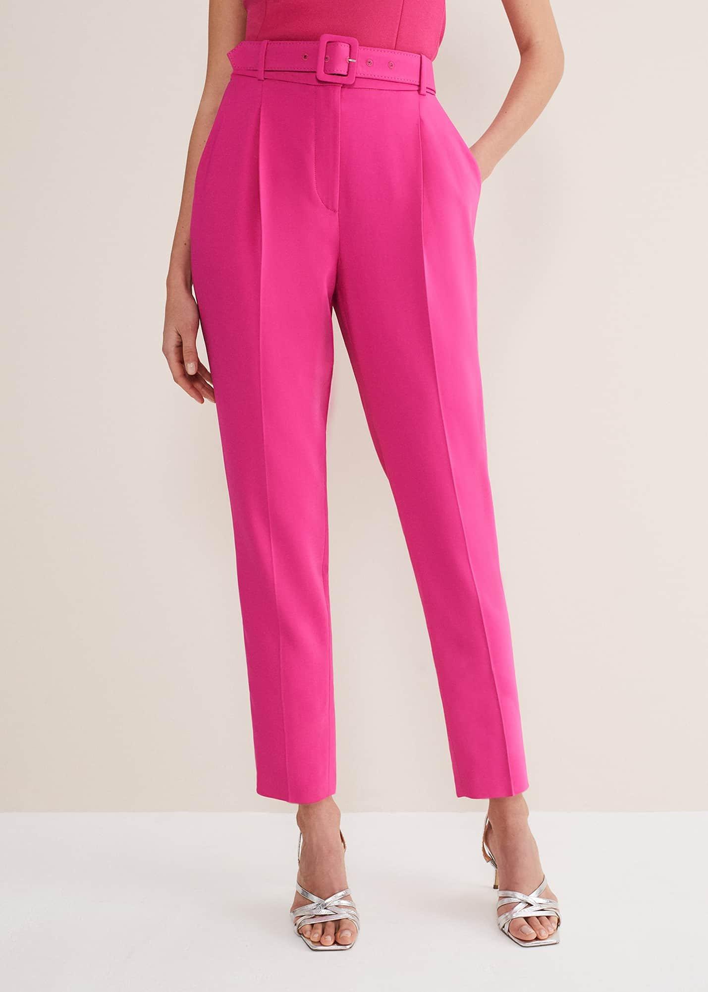 Adria Belted Cigarette Trousers