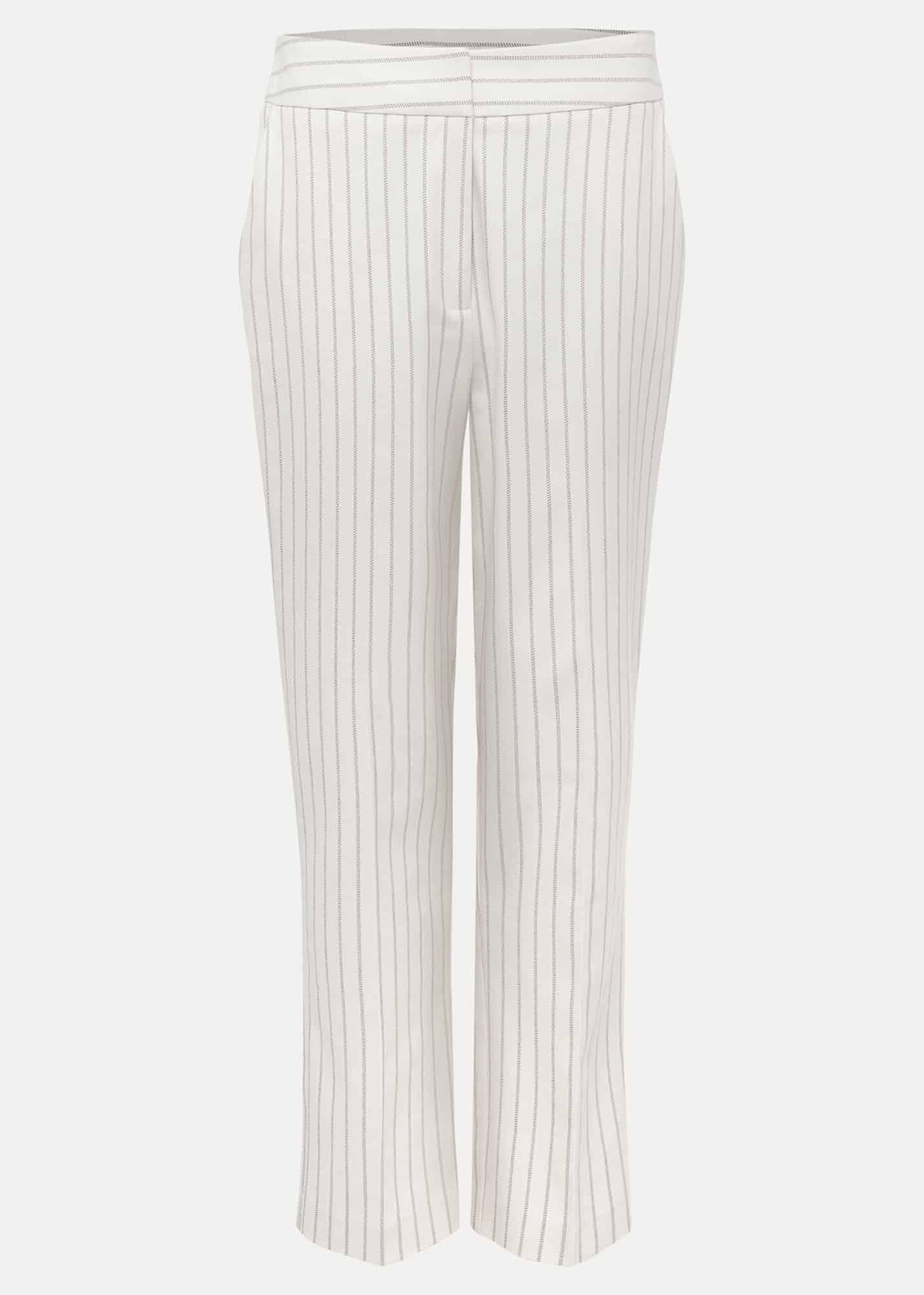 Ariella Pinstripe Straight Leg Trousers