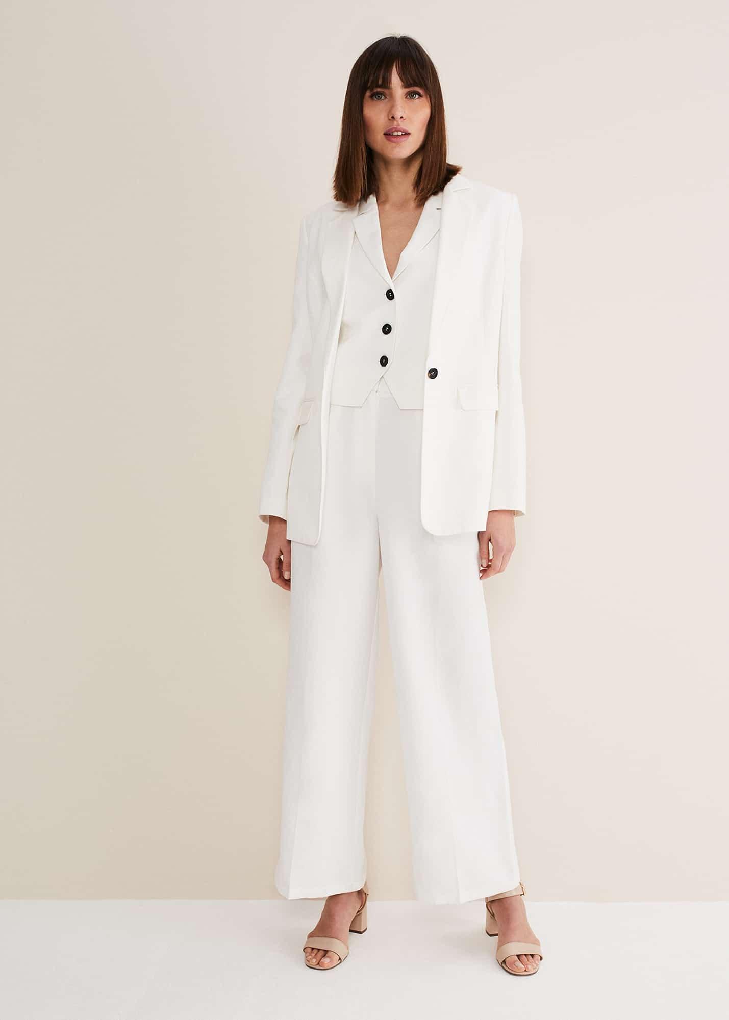 Bianca Wide Leg Suit Trousers