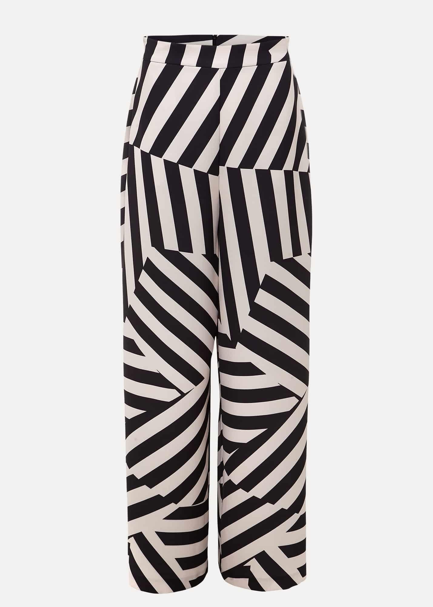 Phillis Striped Wide Leg Trousers