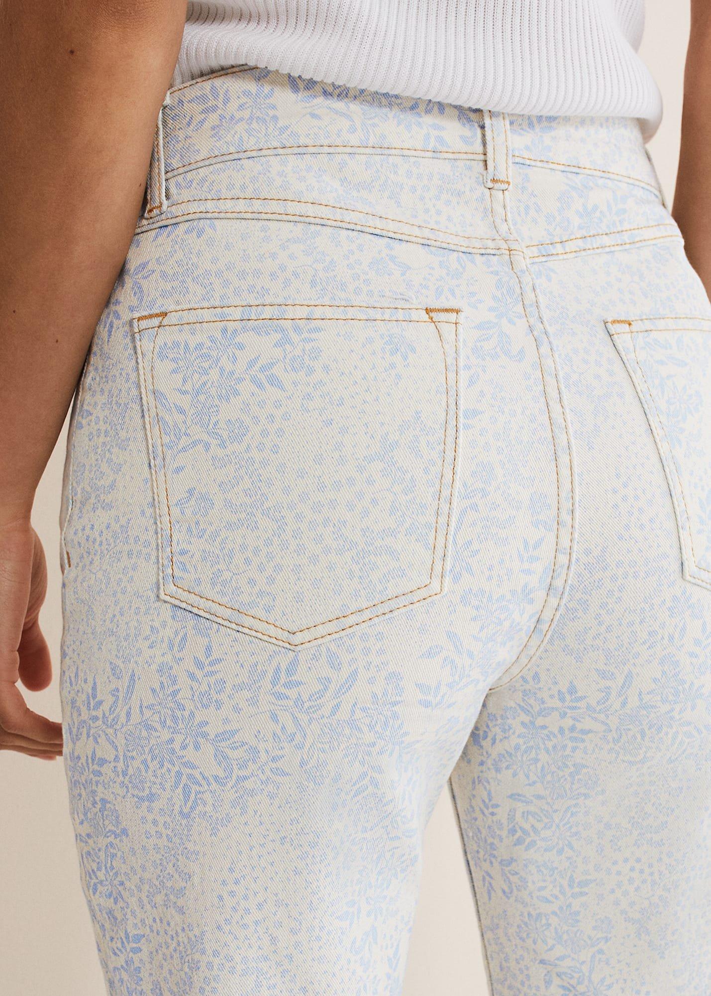 Cordelia Floral Straight Leg Jeans