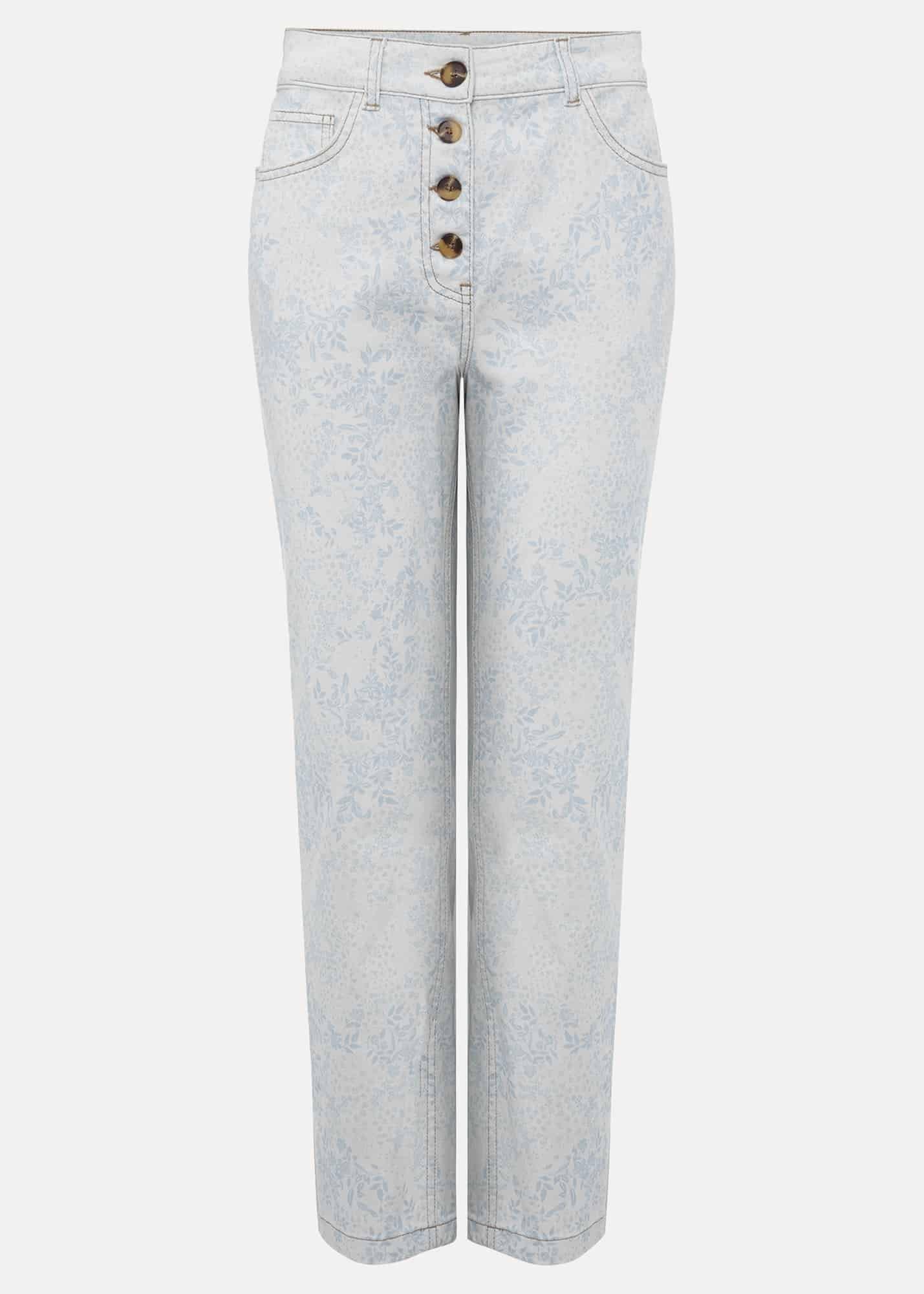 Cordelia Floral Straight Leg Jeans