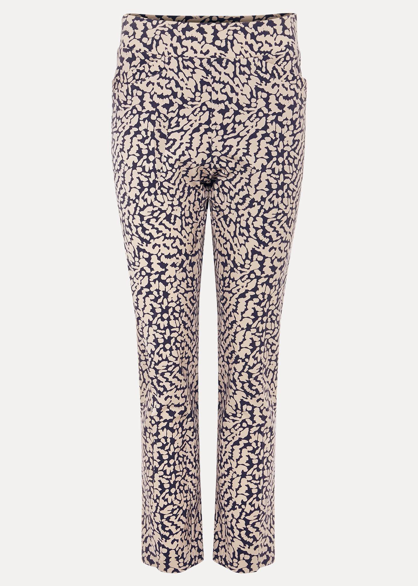 Carmella Printed Straight Leg Trousers
