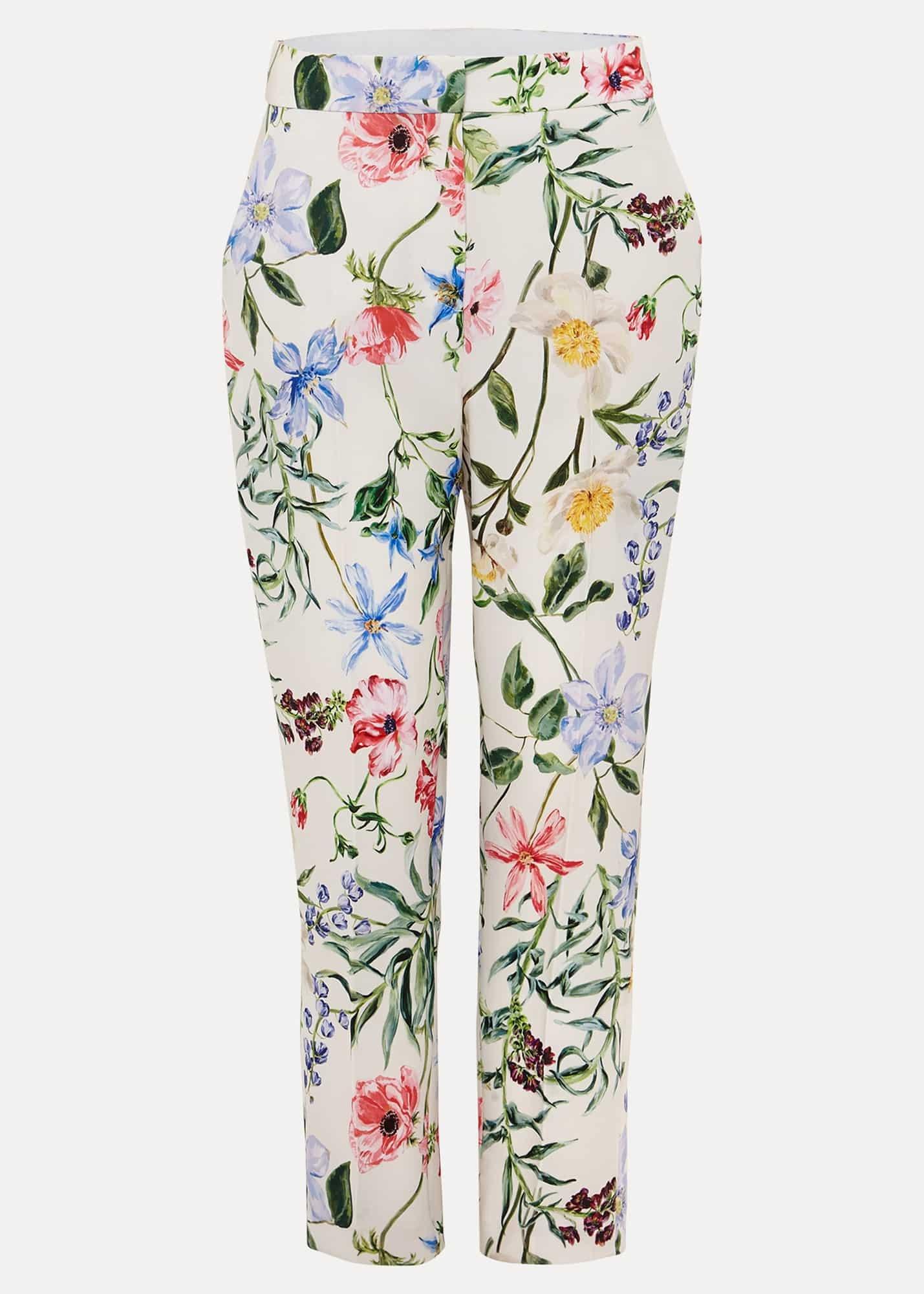 Ulrica Floral Cigarette Trousers
