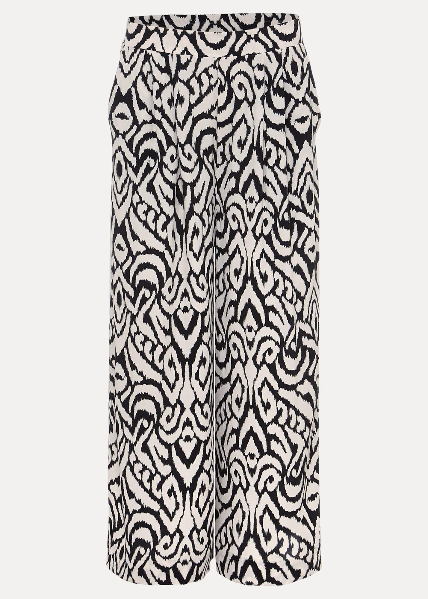 Malaya Printed Wide Leg Culottes
