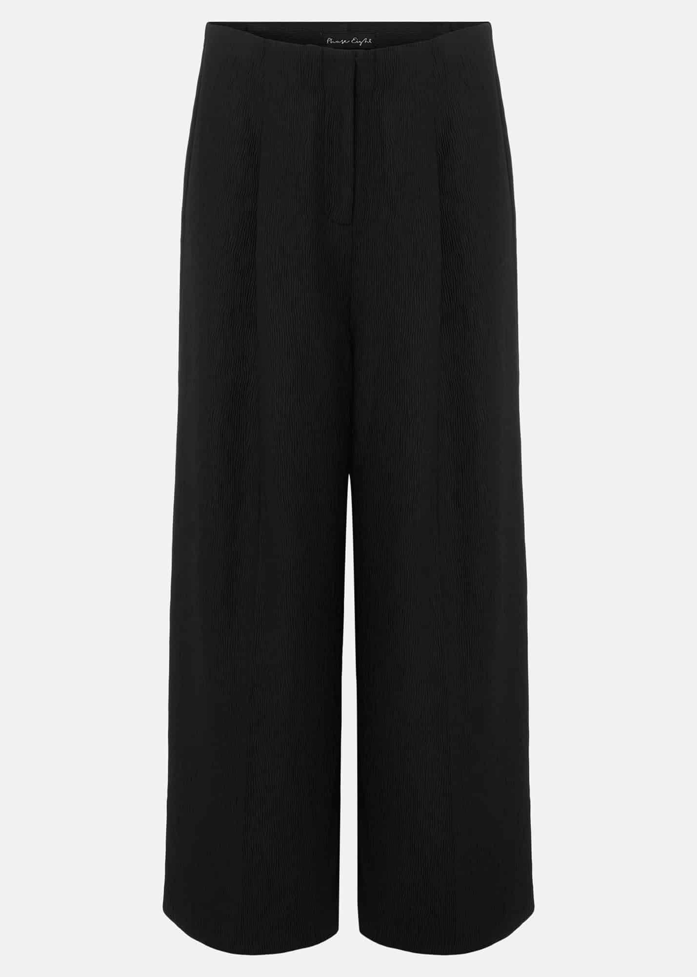 Audrea Black Wide Leg Culottes