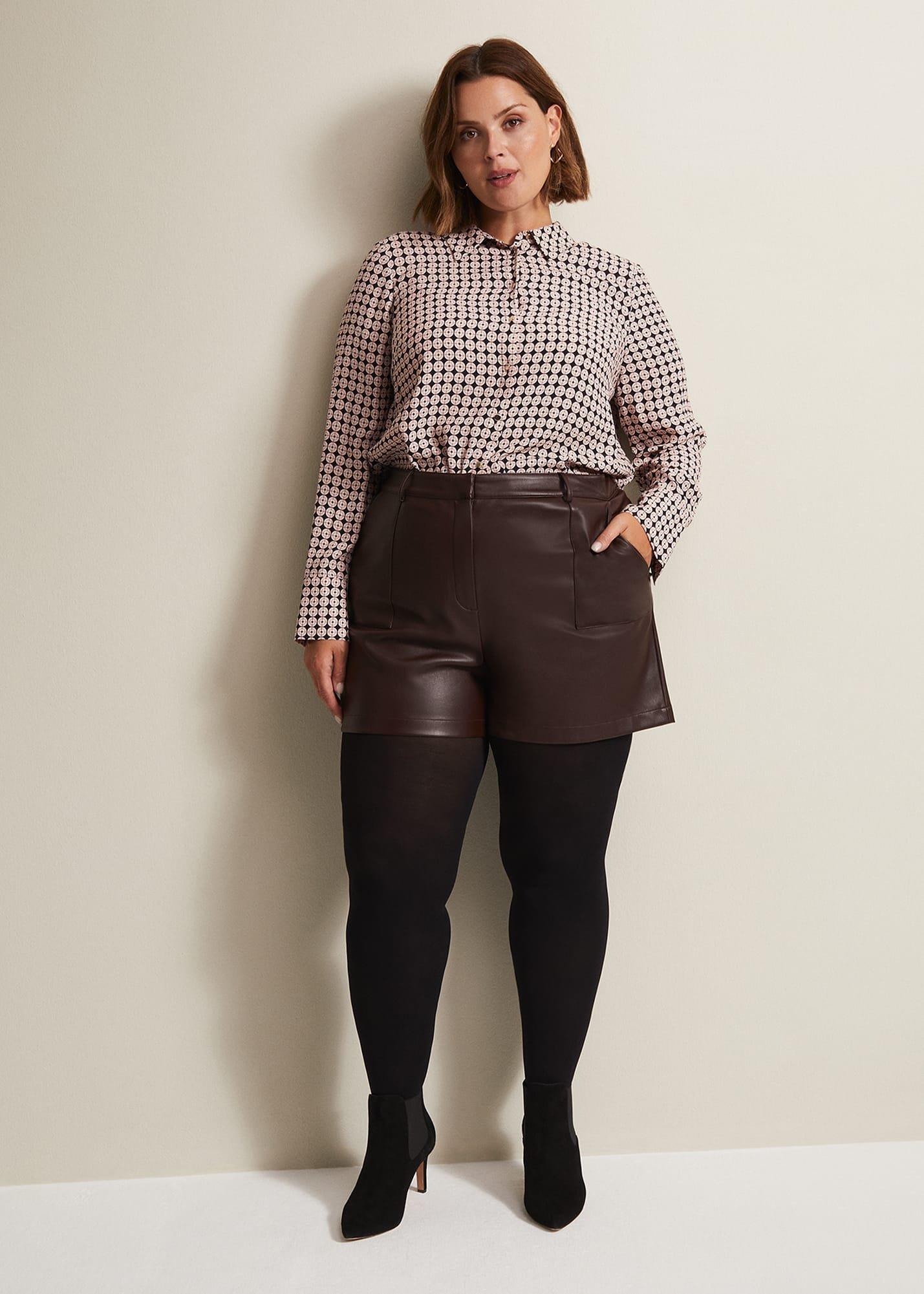 Hadley Faux Leather Shorts