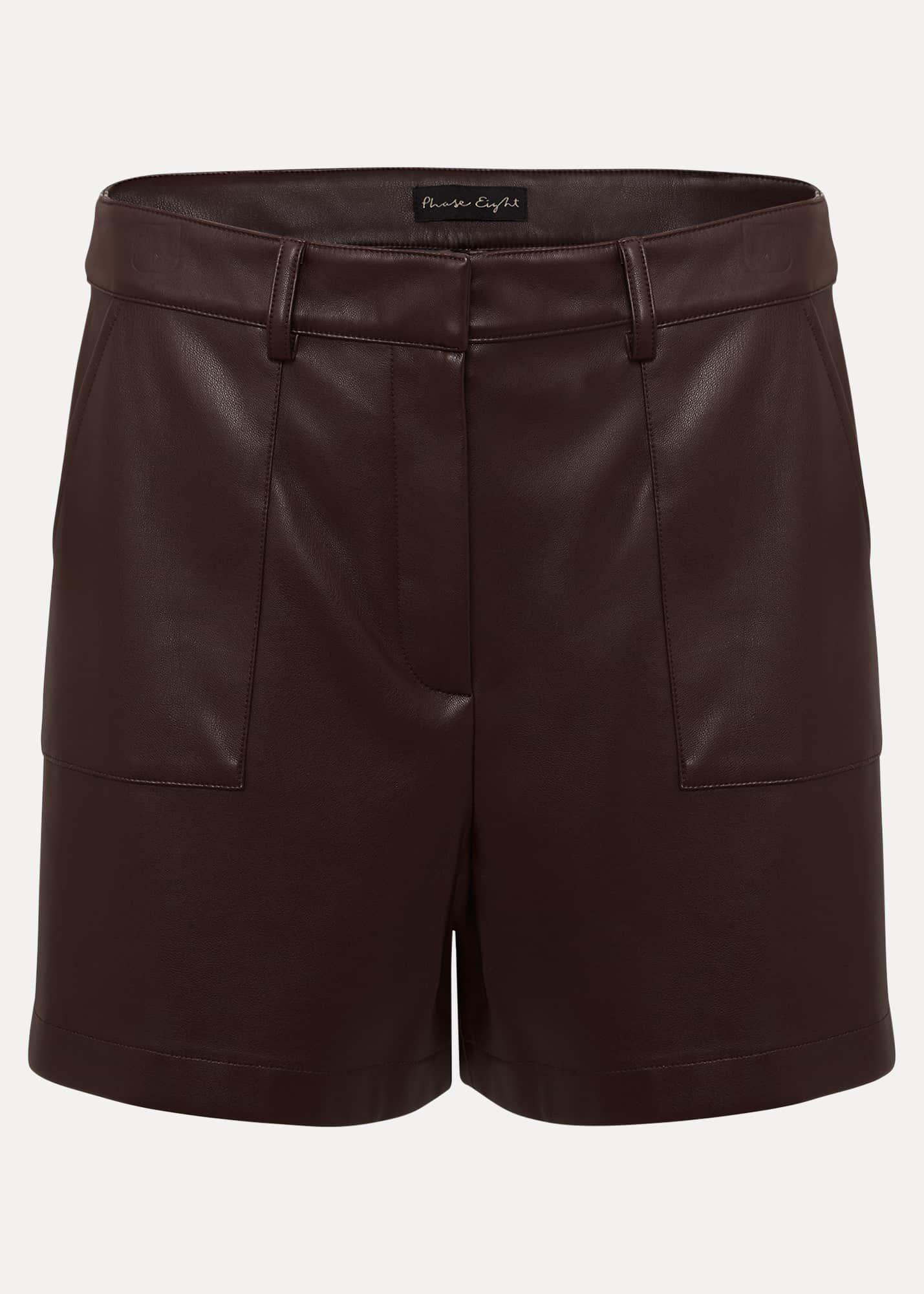 Hadley Faux Leather Shorts
