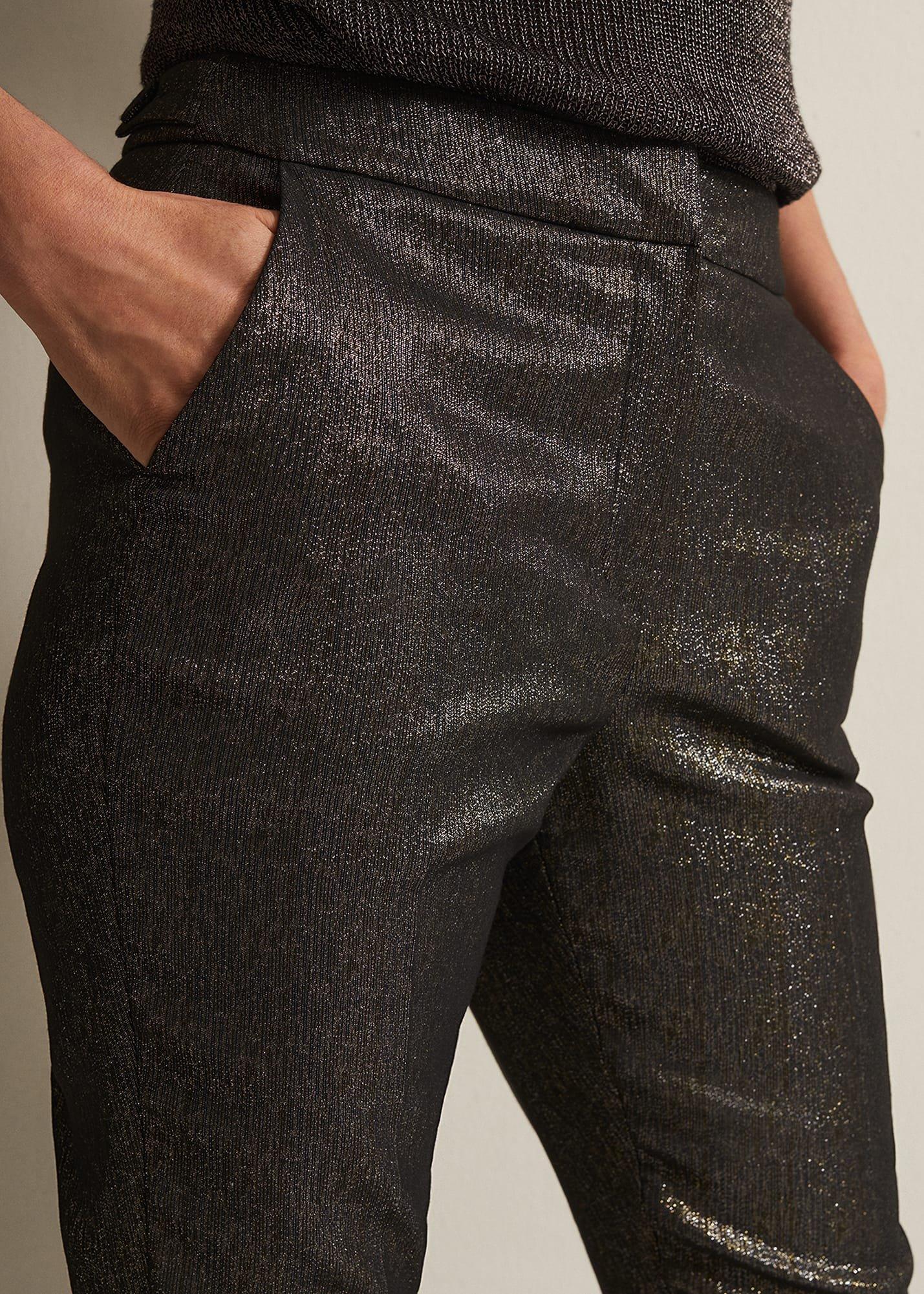 Ulrica Shimmer Straight Leg Trousers