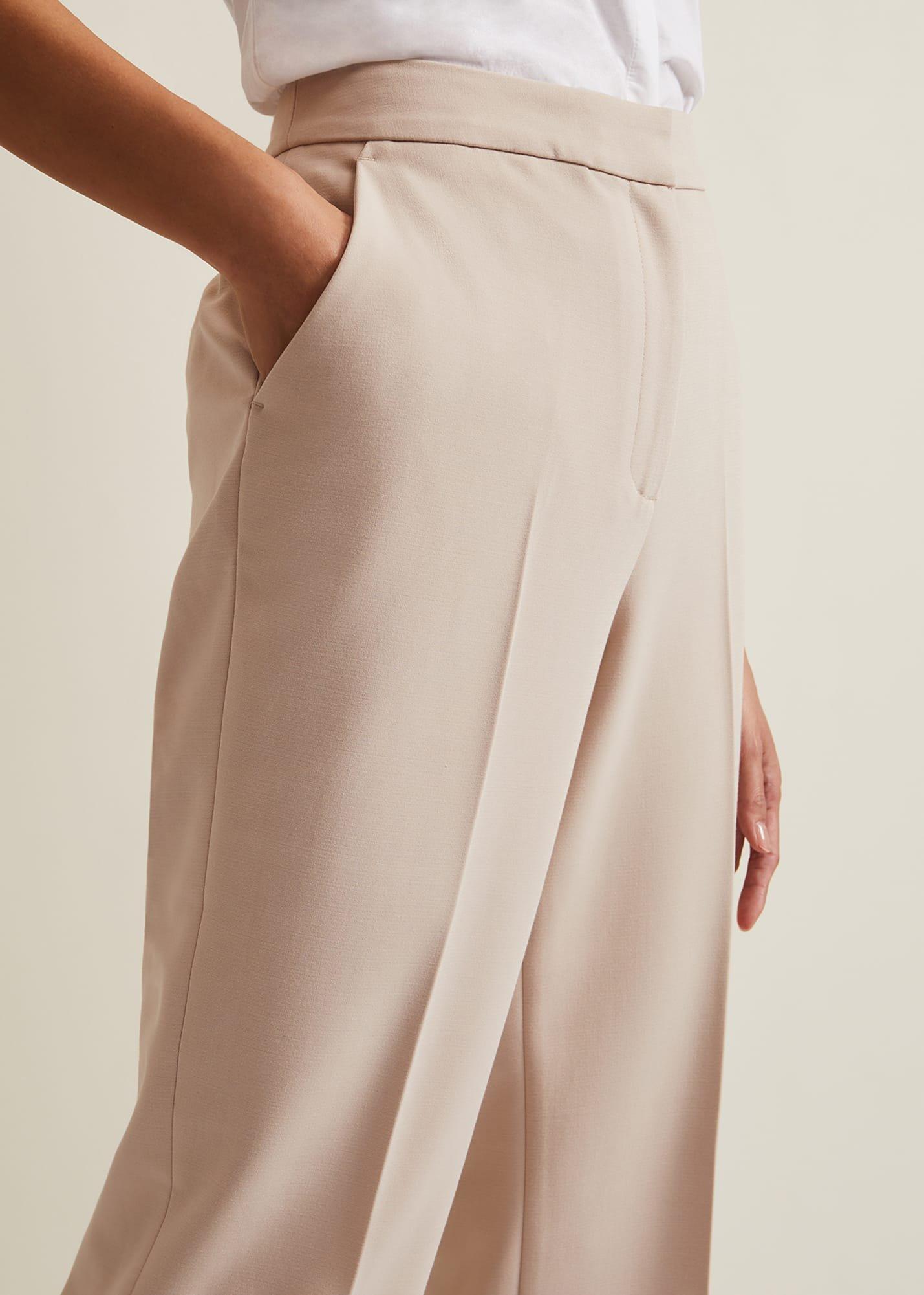 Everlee Crop Straight Leg Smart Trouser