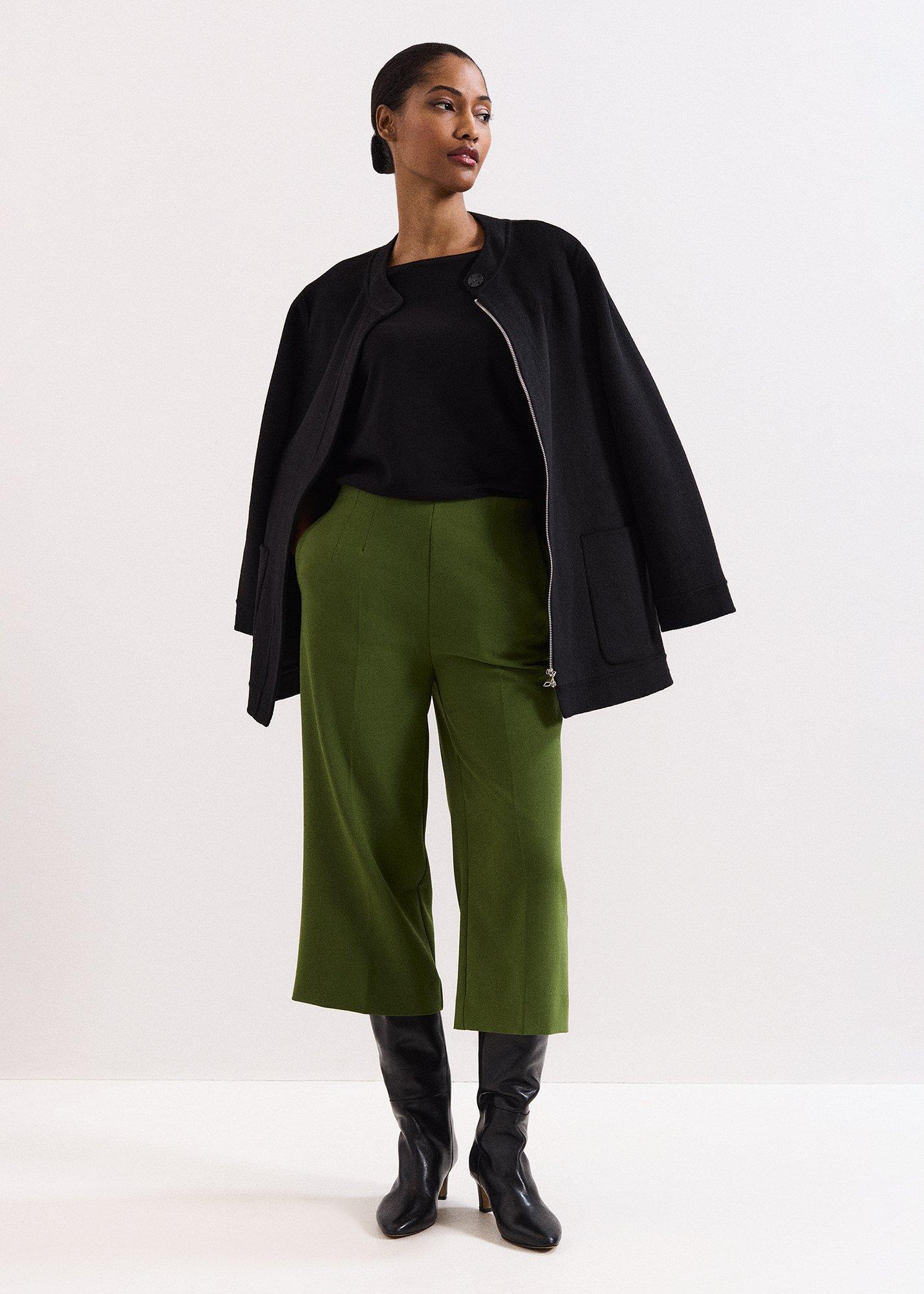 Aubrielle Clean Crepe Culotte