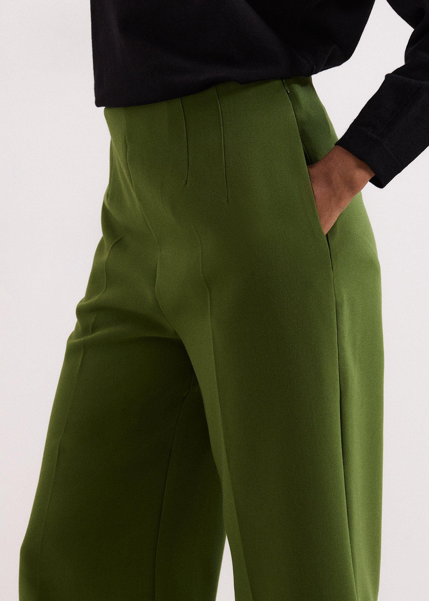 ${product-id}-Aubrielle Clean Crepe Culotte-Green-${view-type}