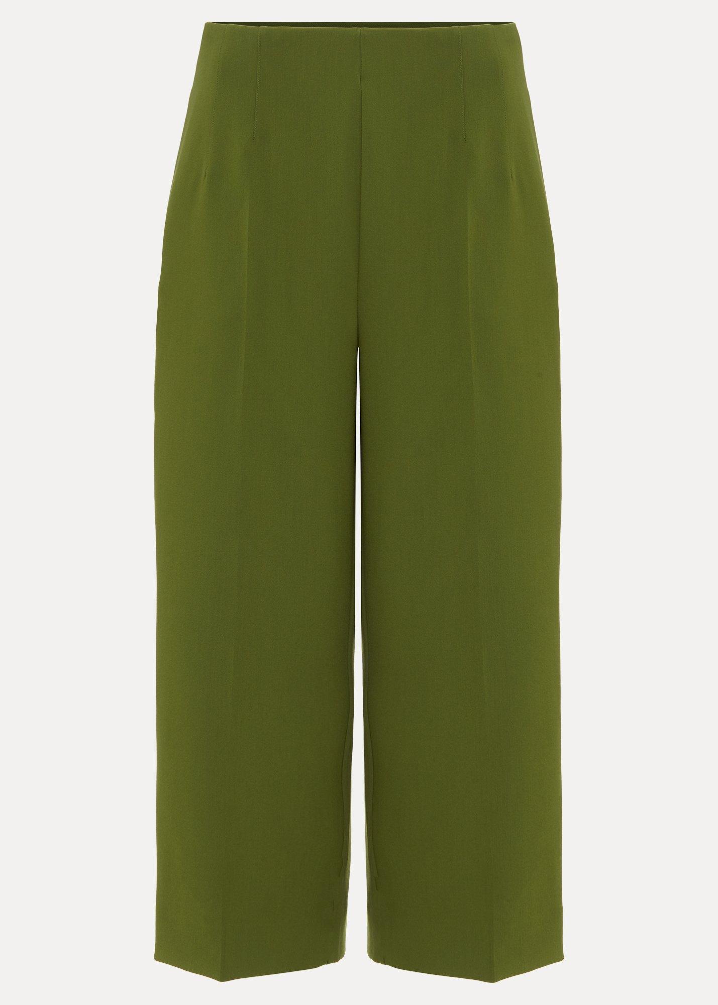 ${product-id}-Aubrielle Clean Crepe Culotte-Green-${view-type}