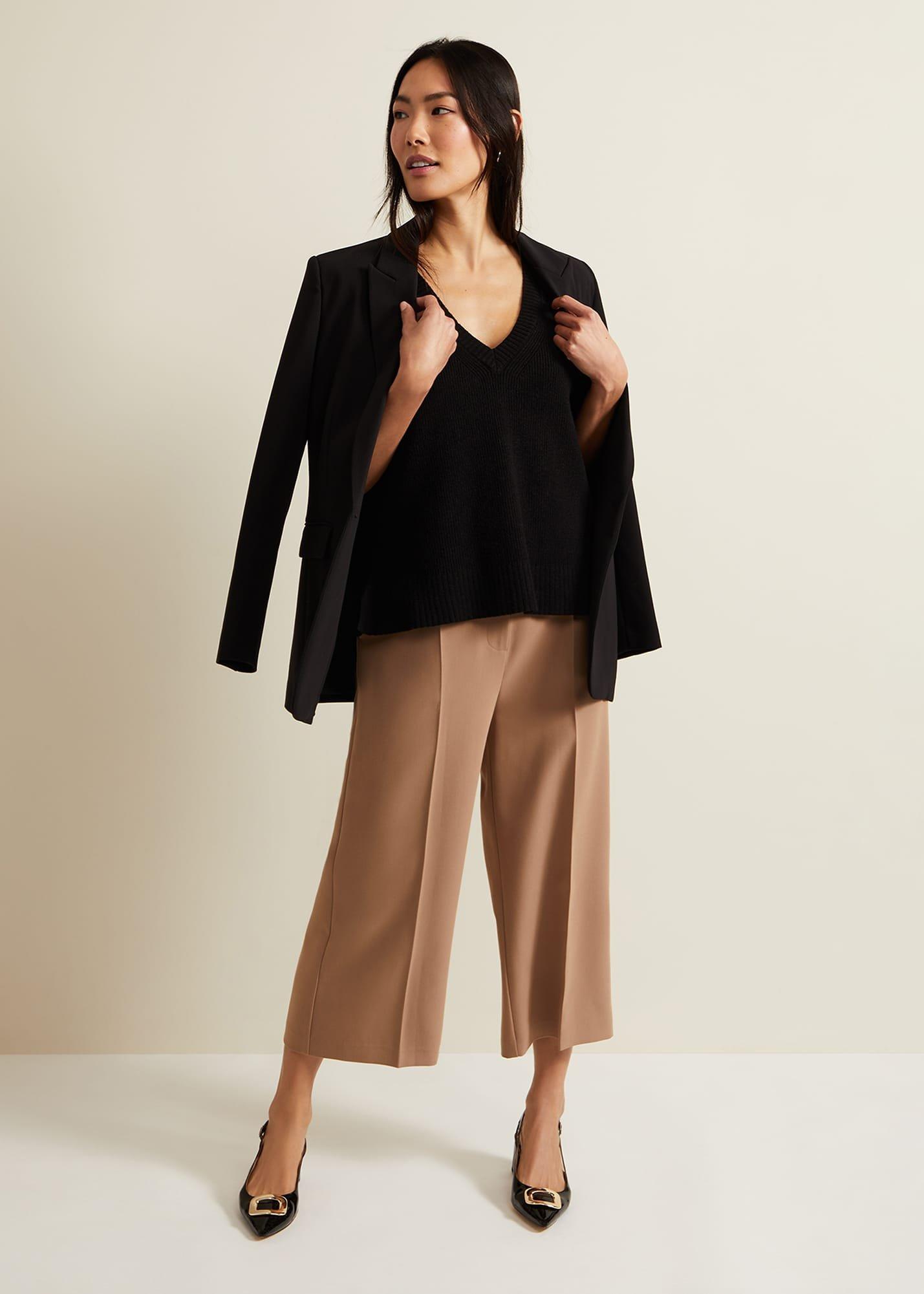 Aubrielle Clean Crepe Culotte