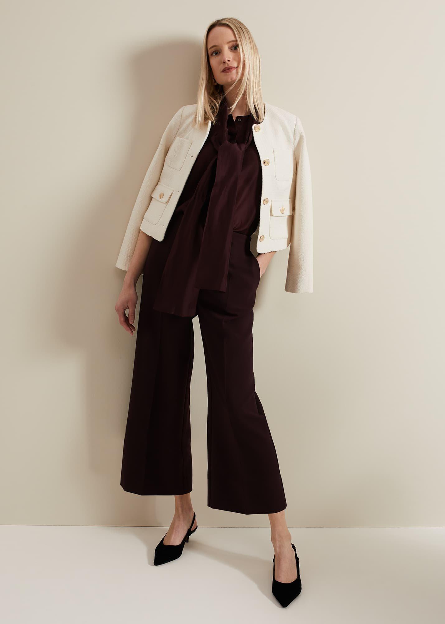 Aubrielle Clean Crepe Culotte