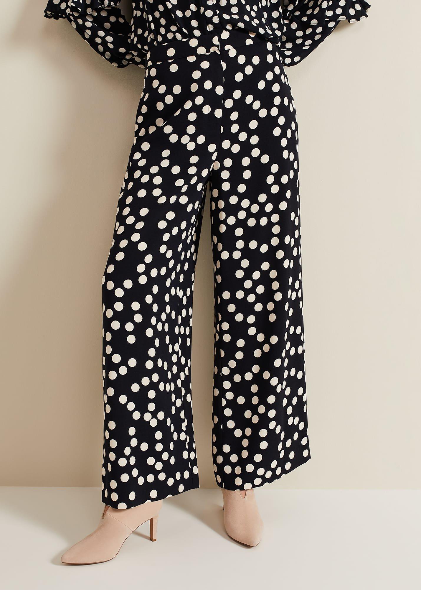 Mairead Polka Dot Wide Leg Trouser