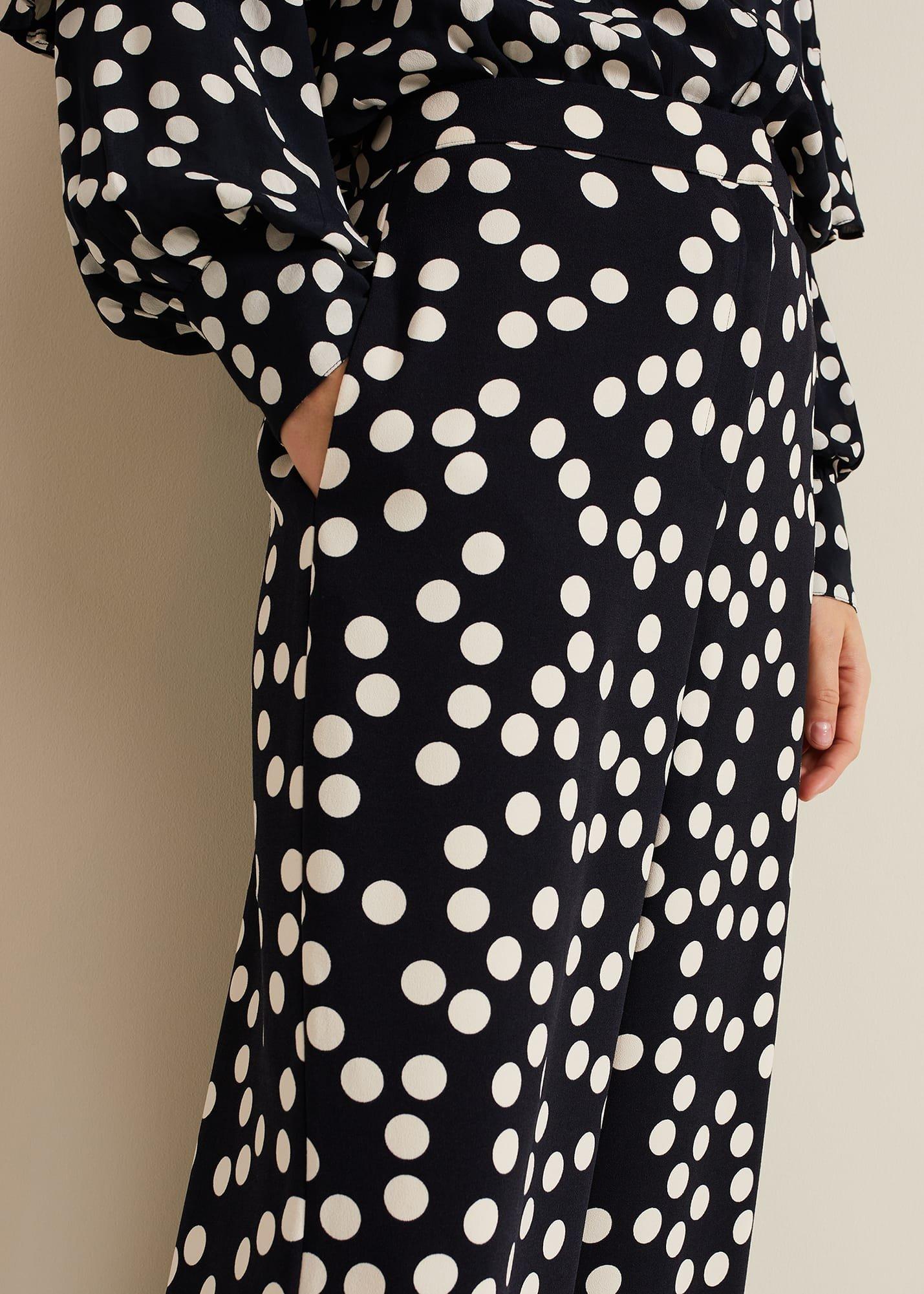 Mairead Polka Dot Wide Leg Trouser