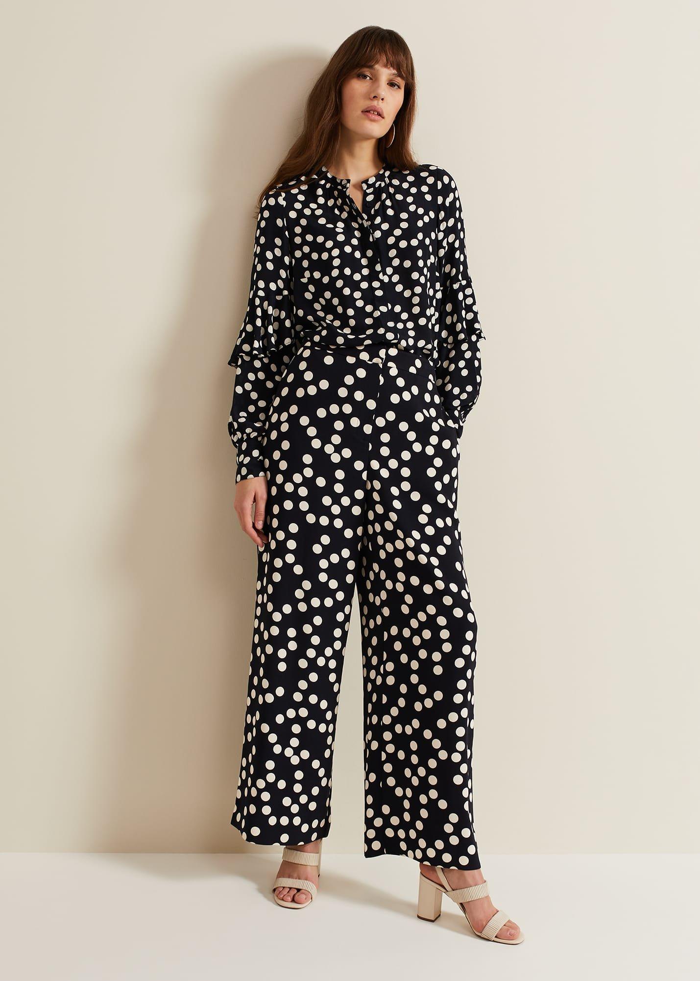 Mairead Polka Dot Wide Leg Trouser