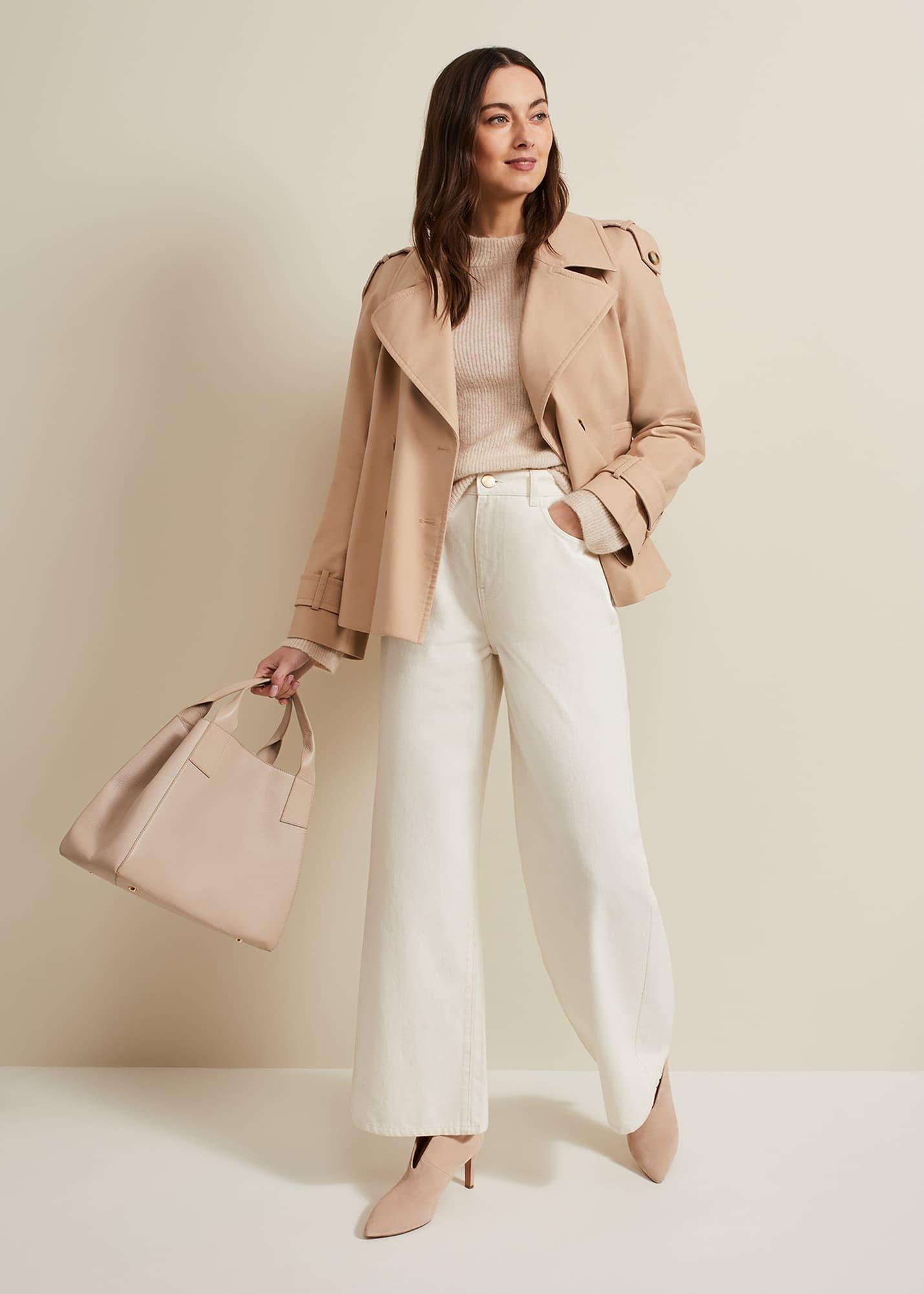 Lorelei Ecru Wide Leg Jean
