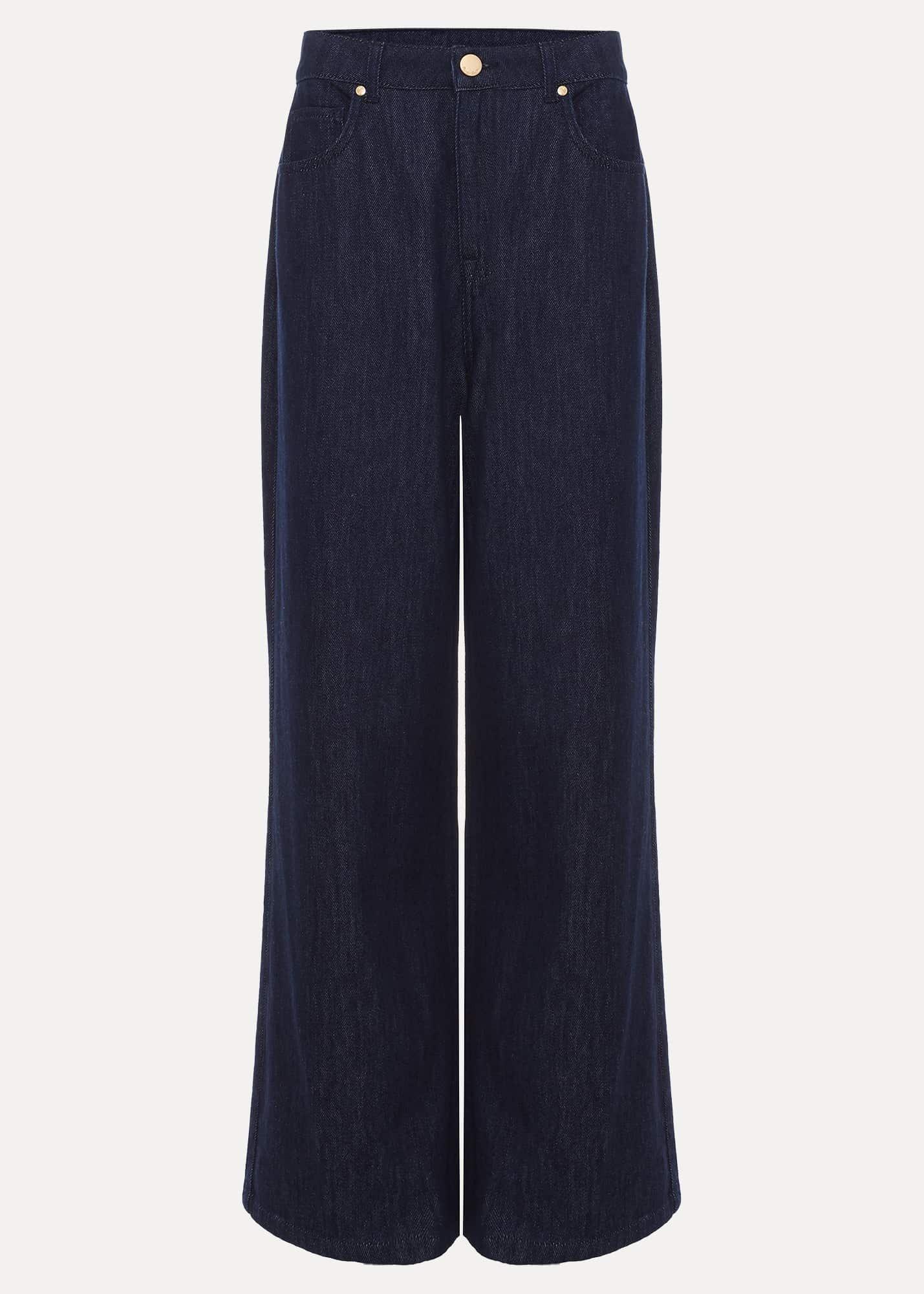 Liana Dark Wash Wide Leg Jean