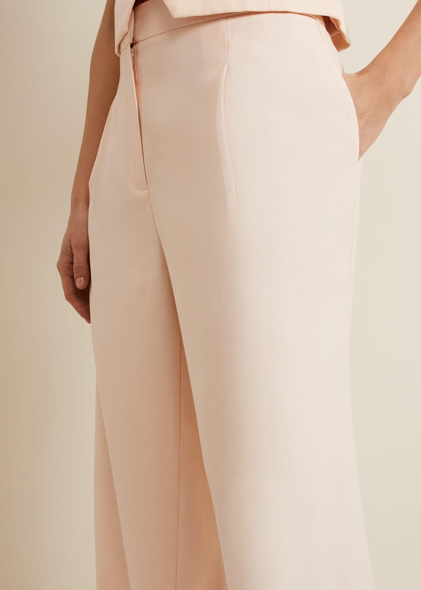 Bianca Wide Leg Peach Trouser