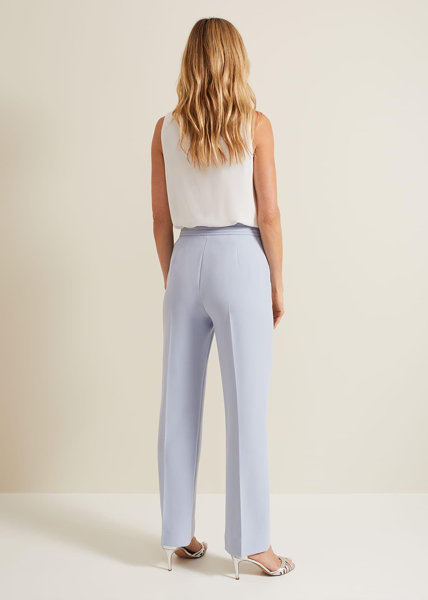 Alexis Pleat Waistband Suit Trouser