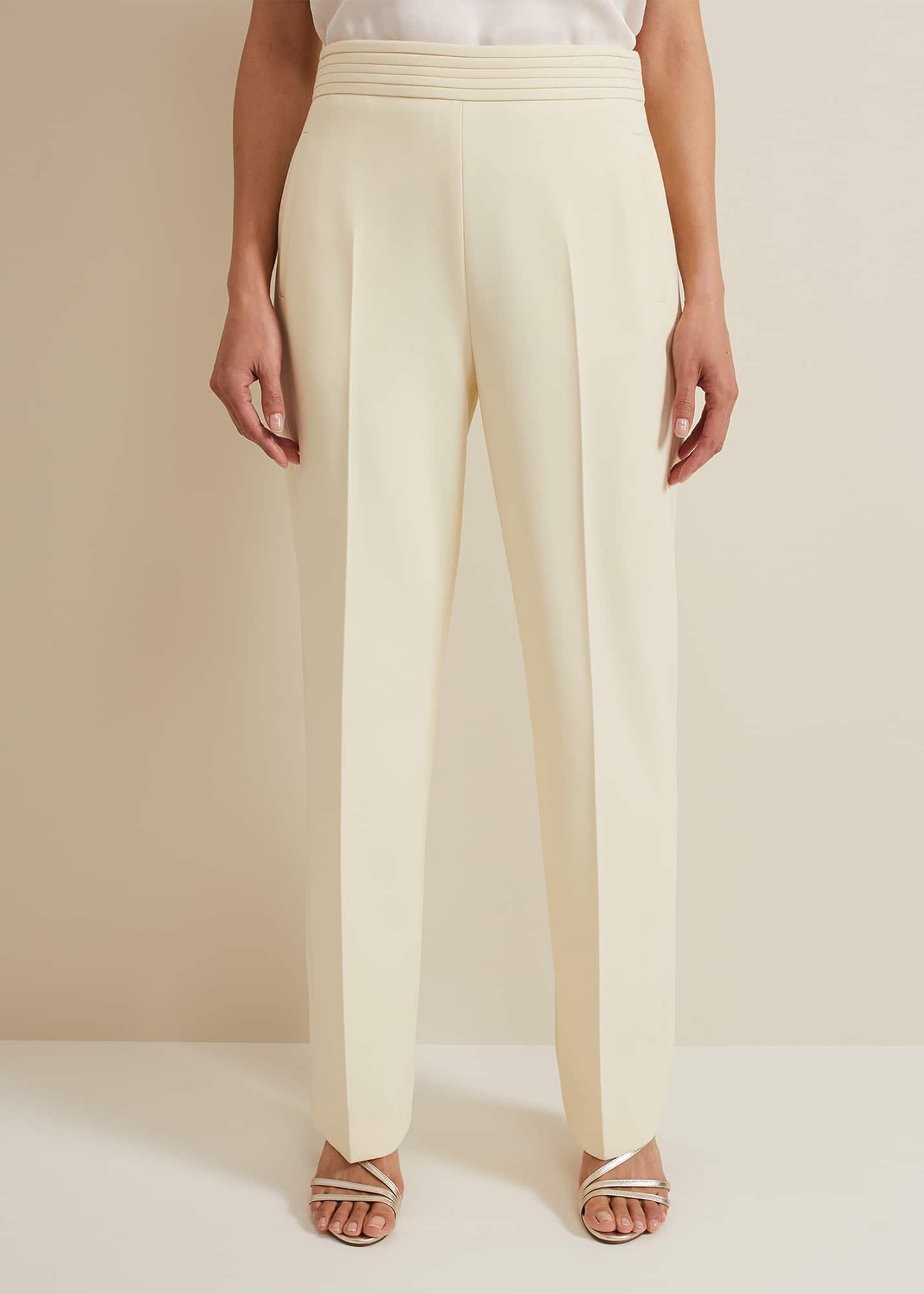 Alexis Pleat Waistband Suit Trouser
